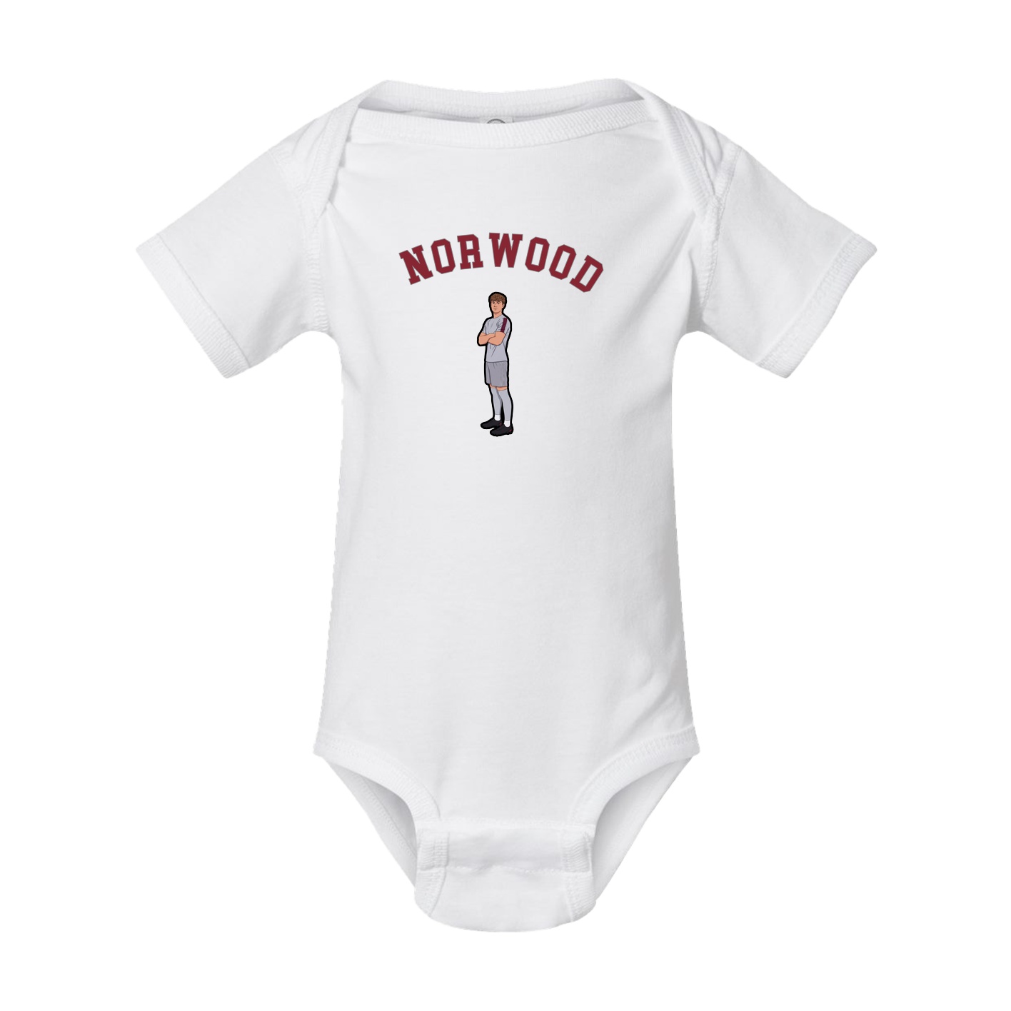 Baby Onesie — Shirsey Arch in White
