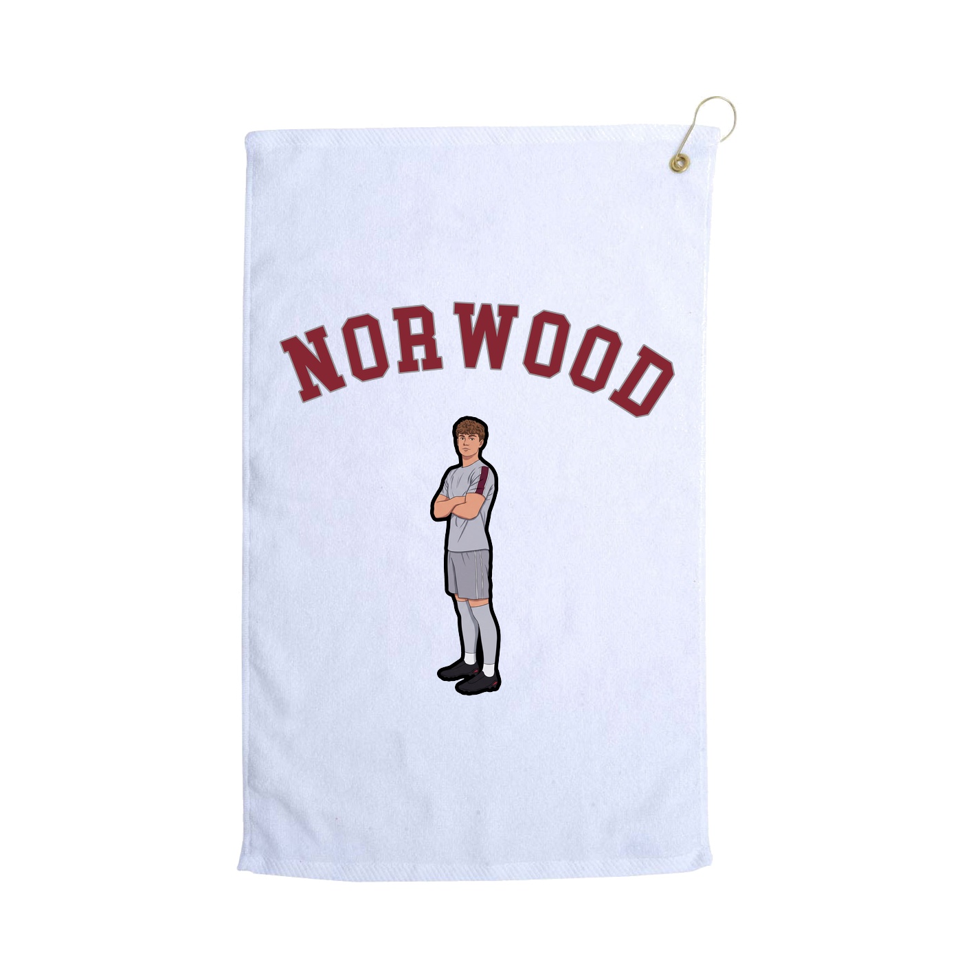 Golf Towel — Shirsey Arch in White