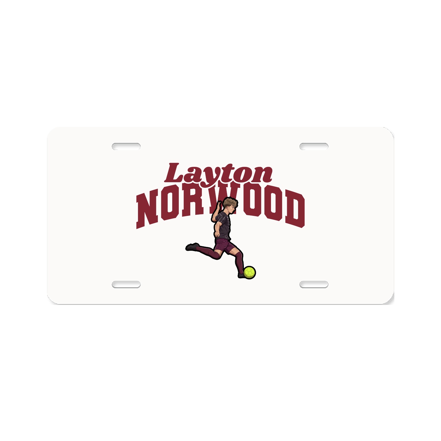 License Plate — Signature Arch in Classic