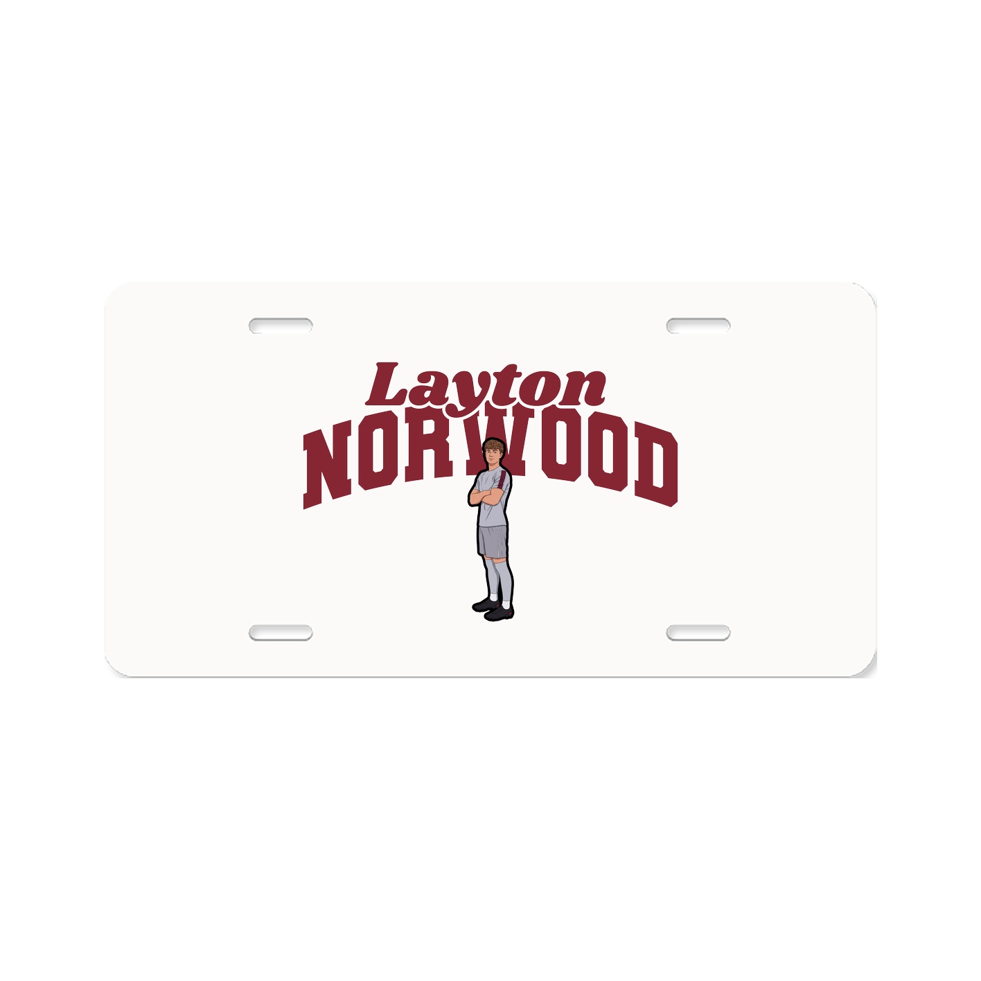 License Plate — Signature Arch in Classic