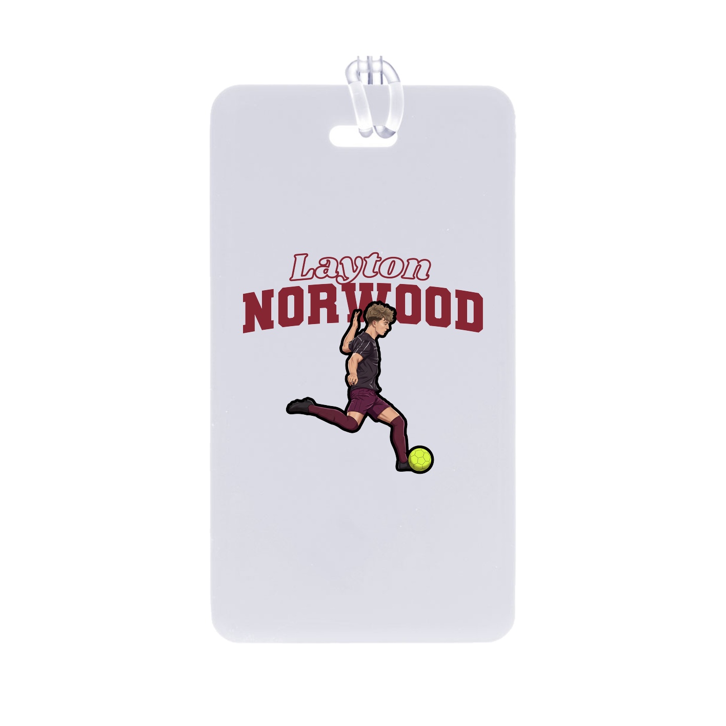 Bag Tag — Name Arch in Classic