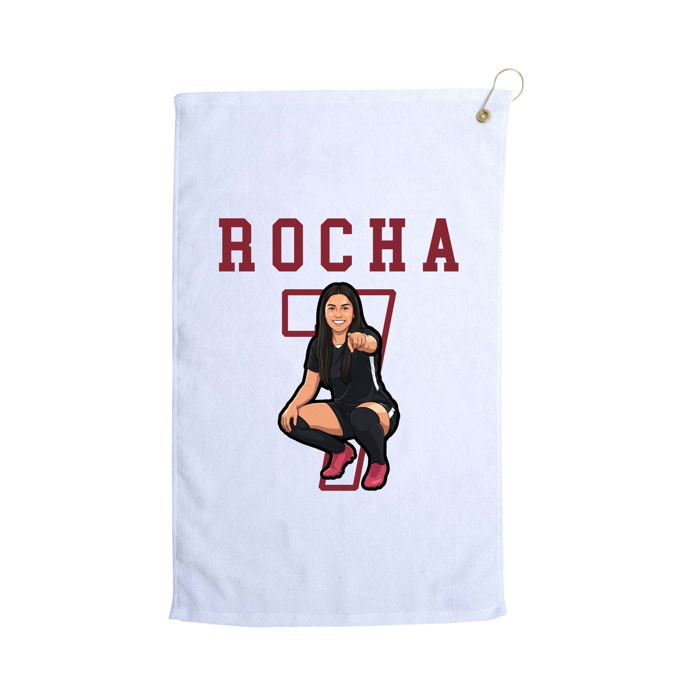 Golf Towel — Shirsey in White