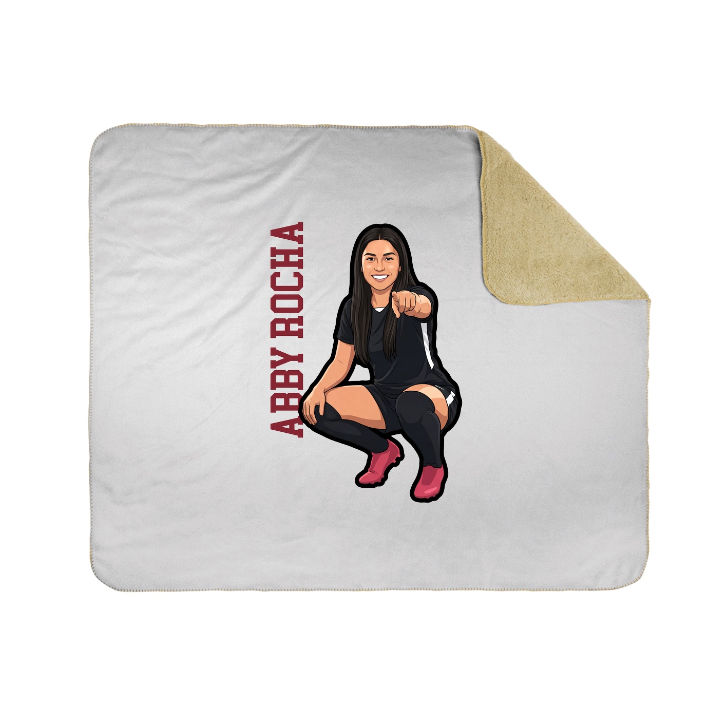 50x60 Sherpa Lined Throw Blanket