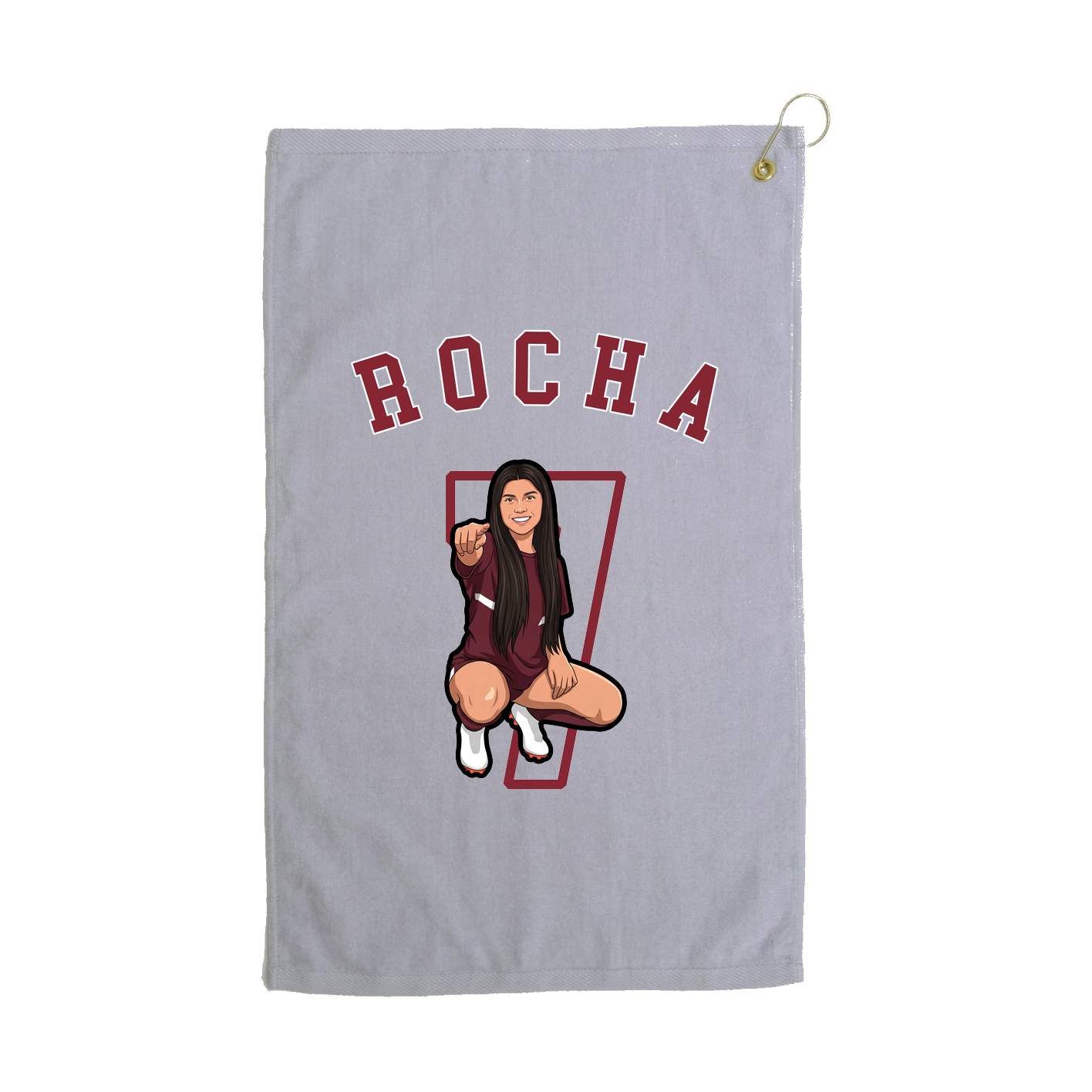 Golf Towel — Shirsey Arch in Grey