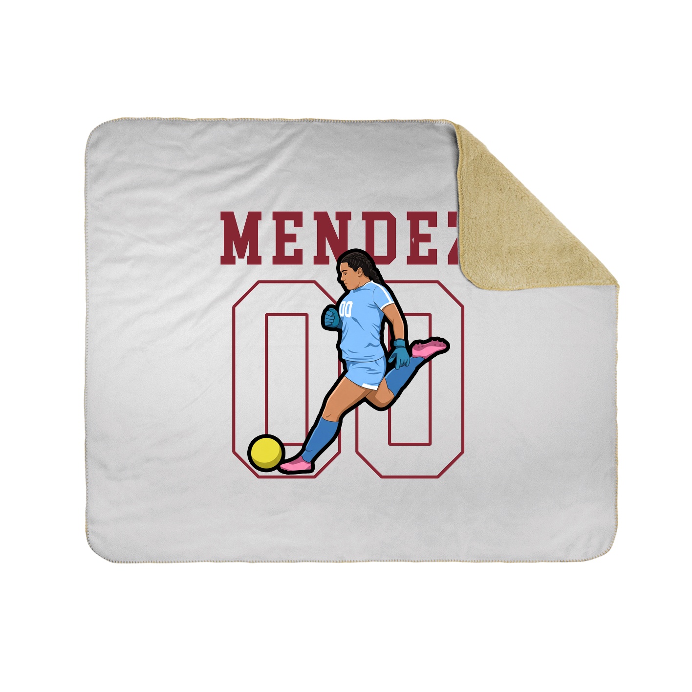 Throw Blanket — Shirsey in White