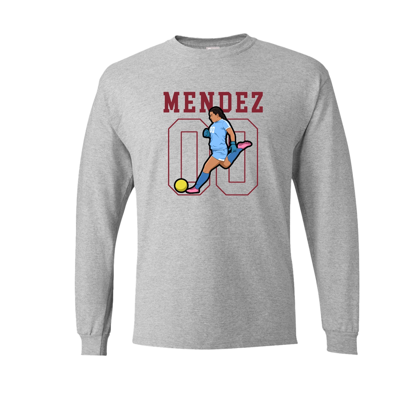 Long Sleeve Tee — Shirsey in Grey