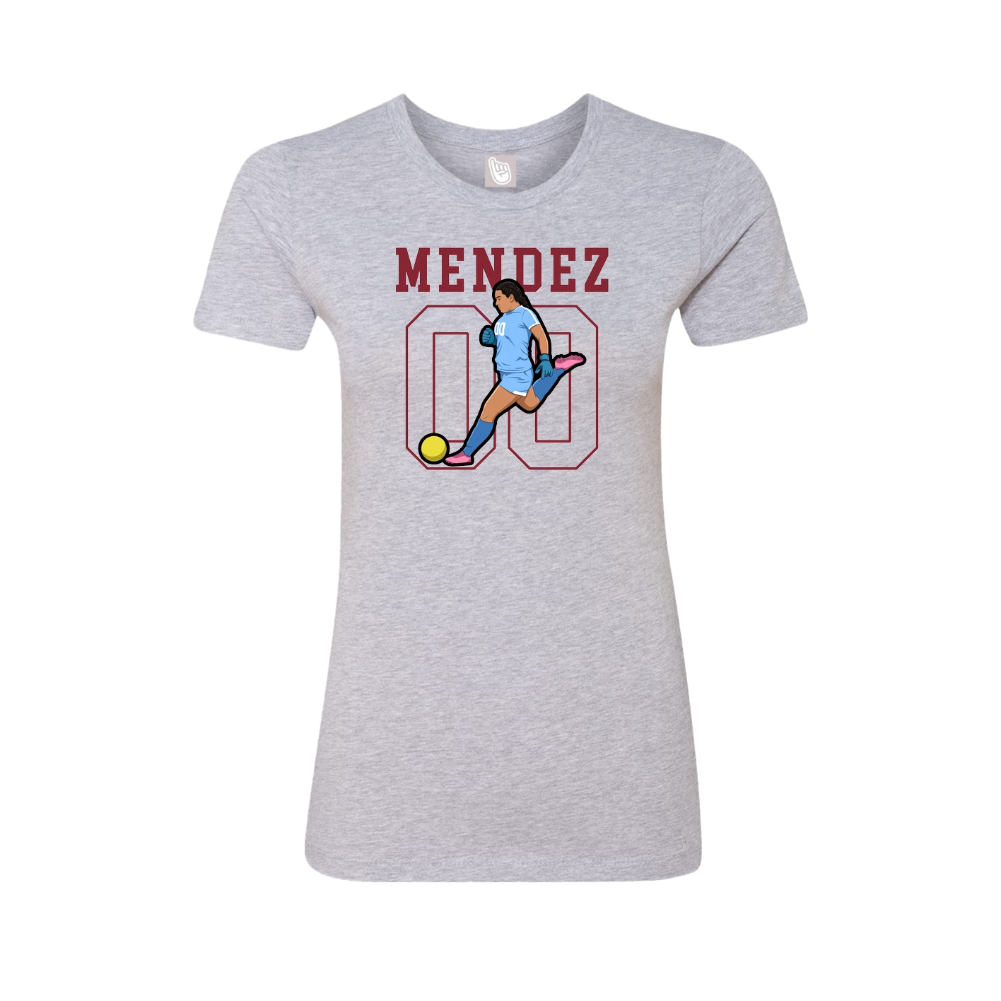 Fitted Women's Tee — Shirsey in Grey