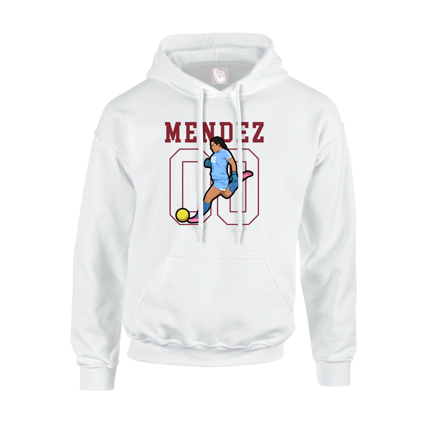 Hoodie — Shirsey in White