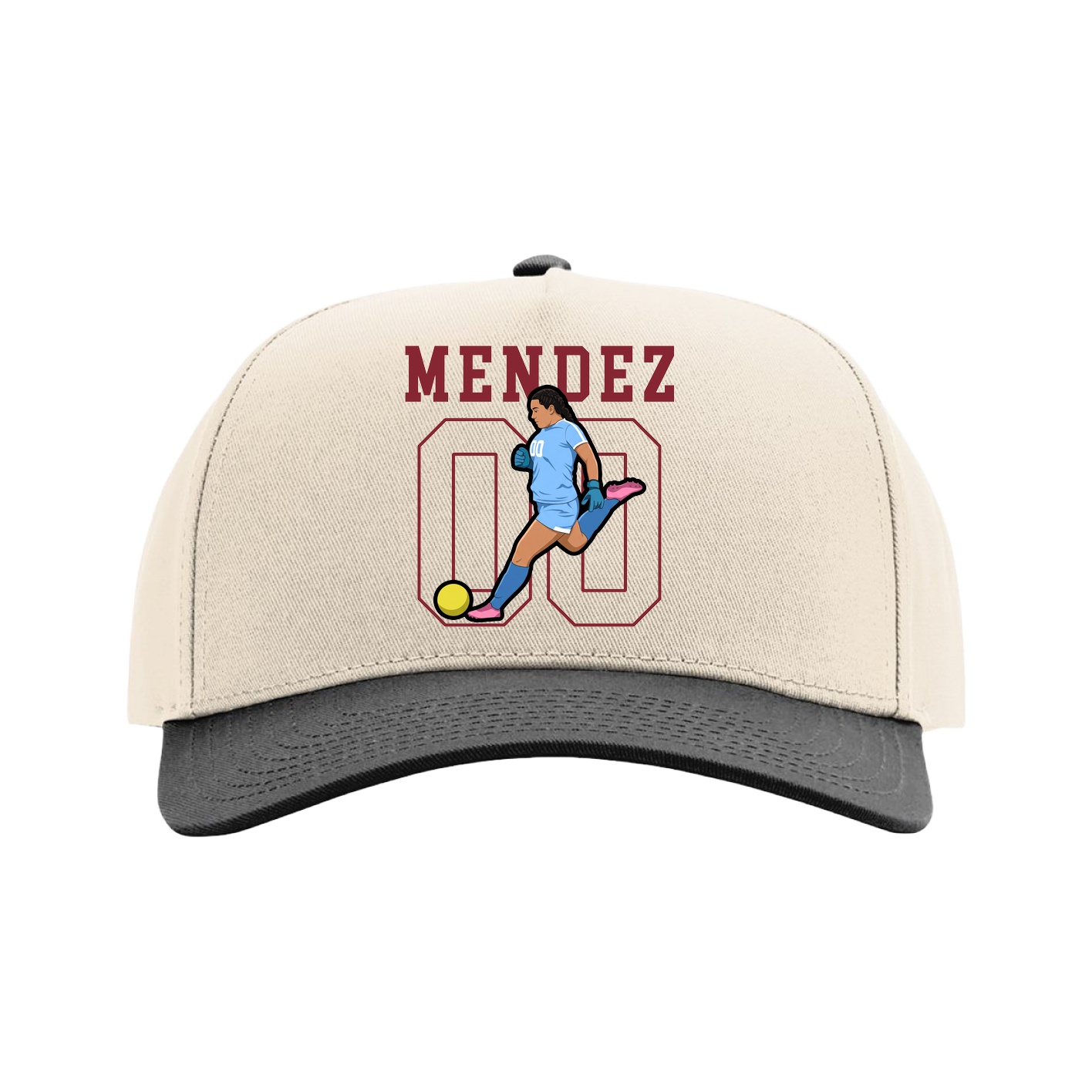 Full Fabric Five-Panel Champ Cap