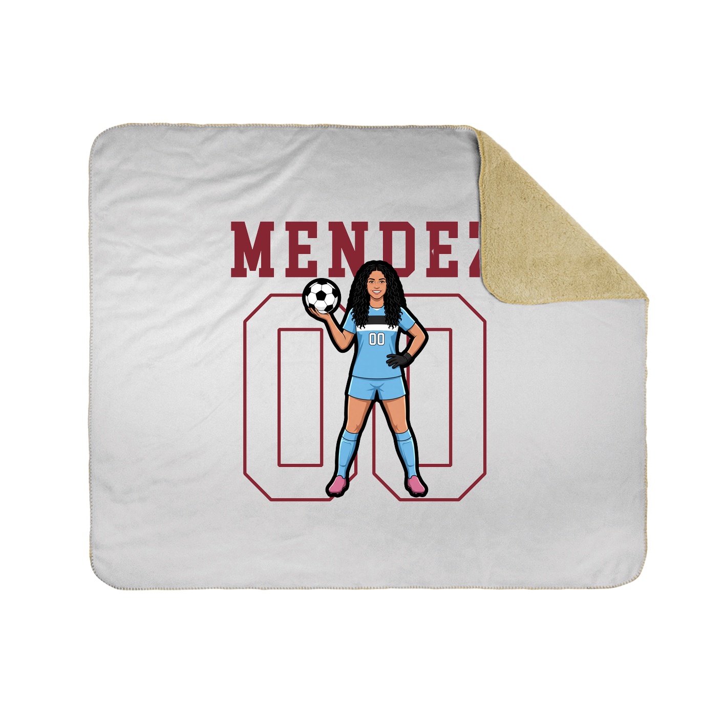 Throw Blanket — Shirsey in White