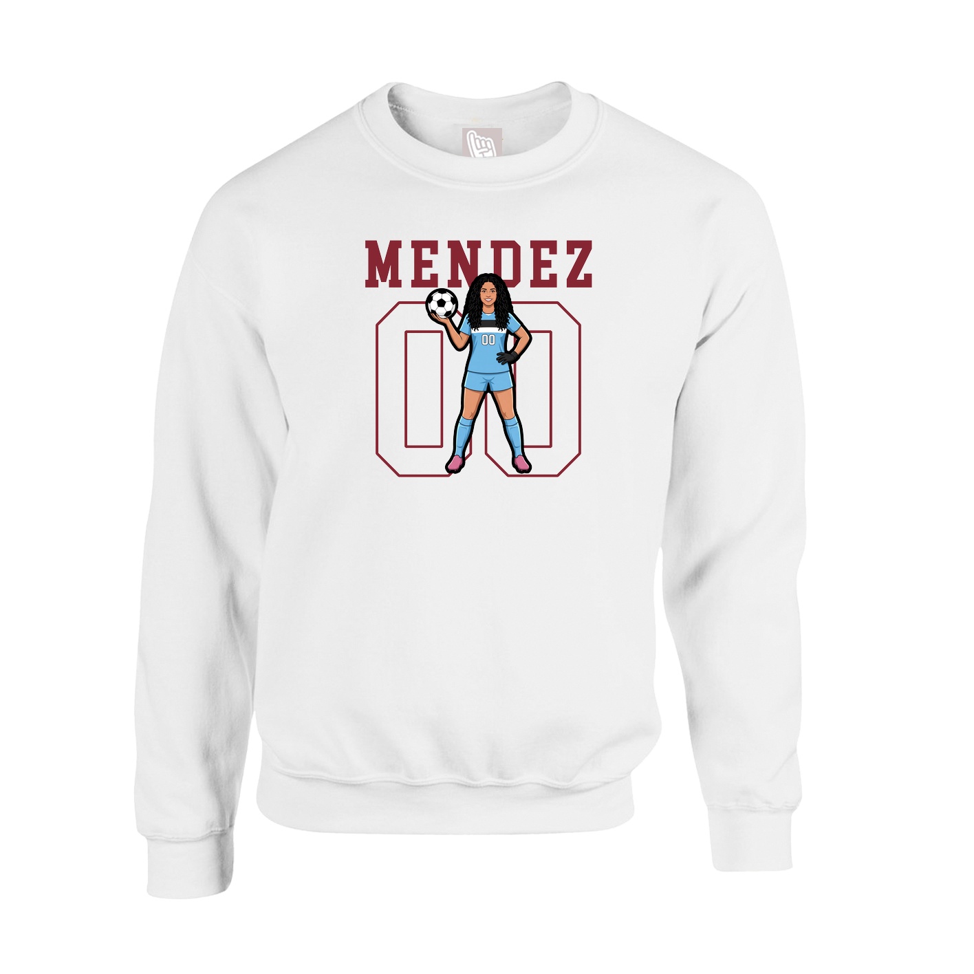 Fleece Crew — Shirsey in White