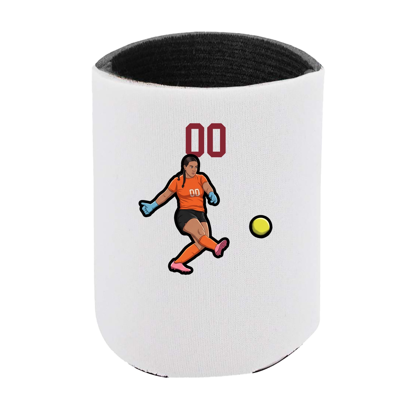Can Holder — Number Top in White