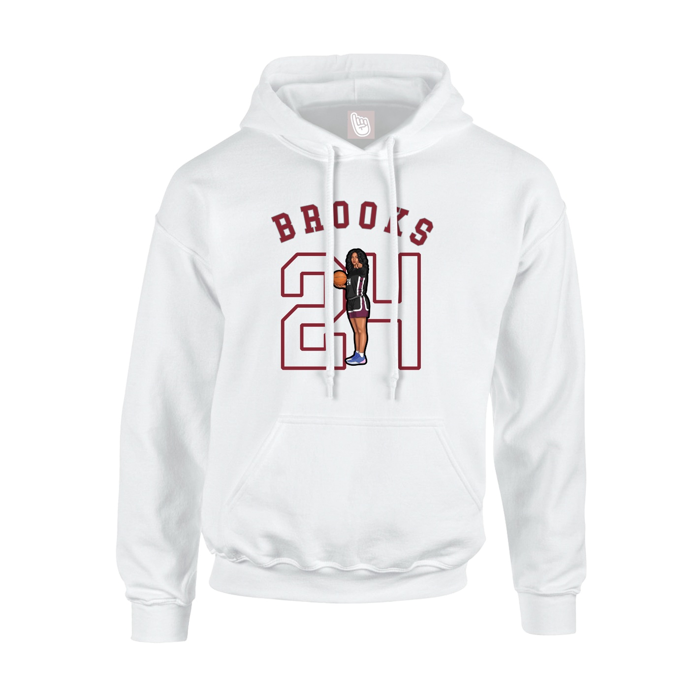 Hoodie — Shirsey Arch in White