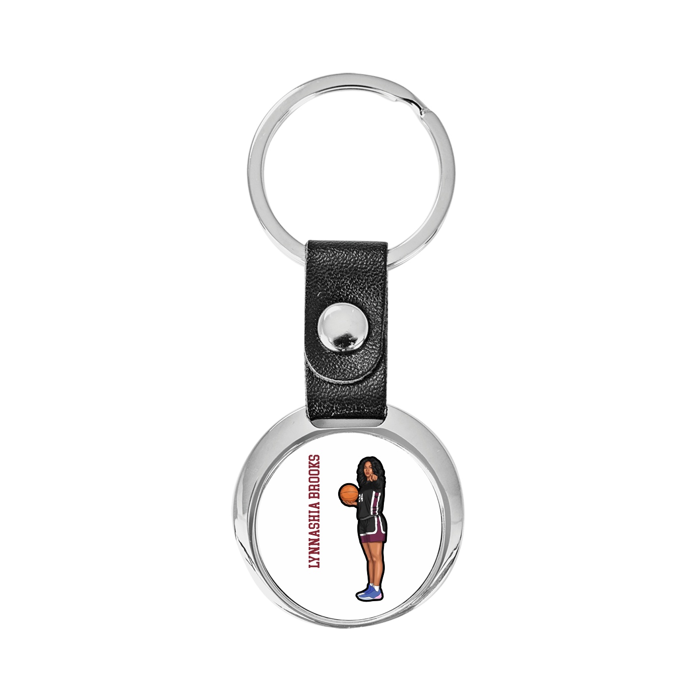 Key Chain — Name Vertical in Classic