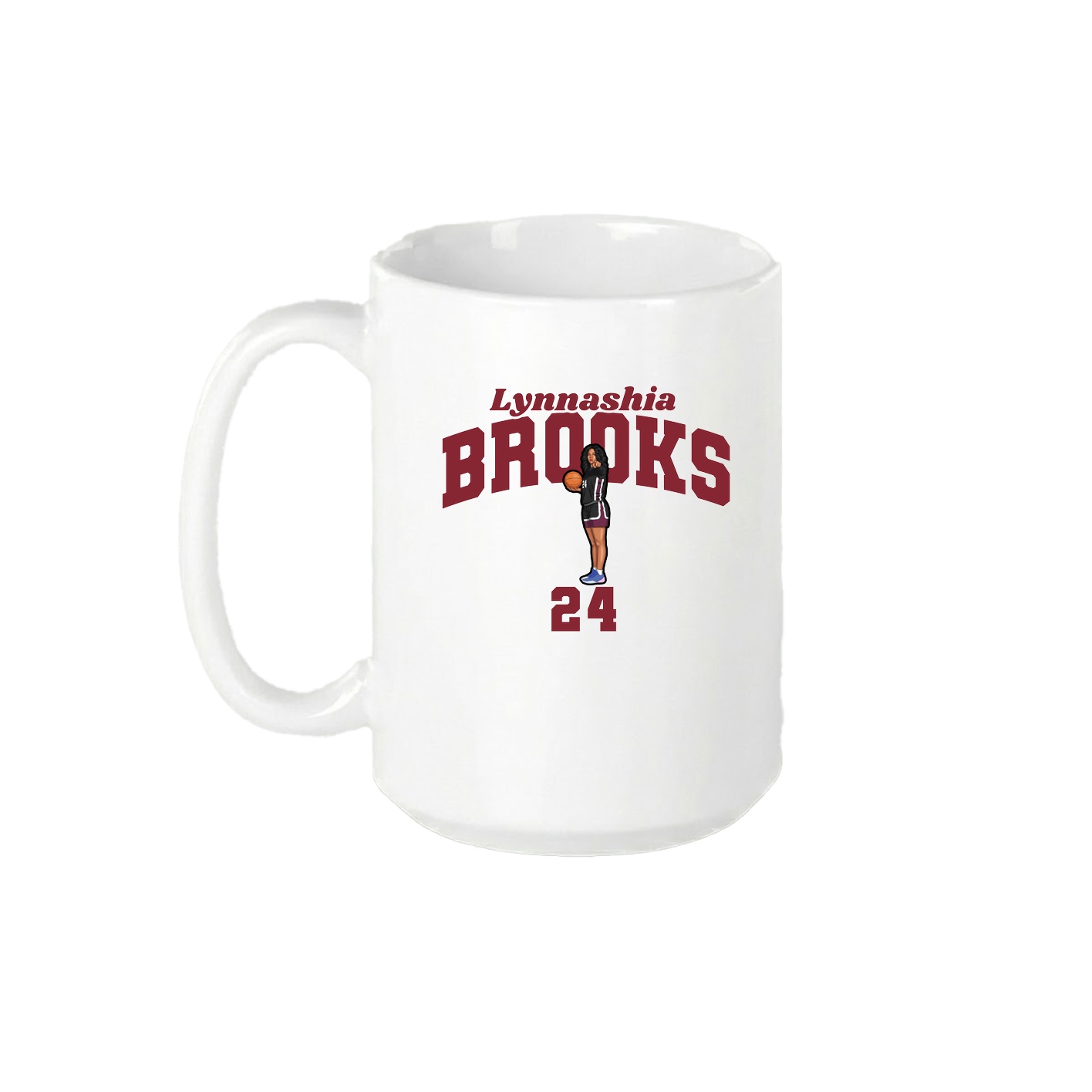 15oz Coffee Mug — Signature Arch in White