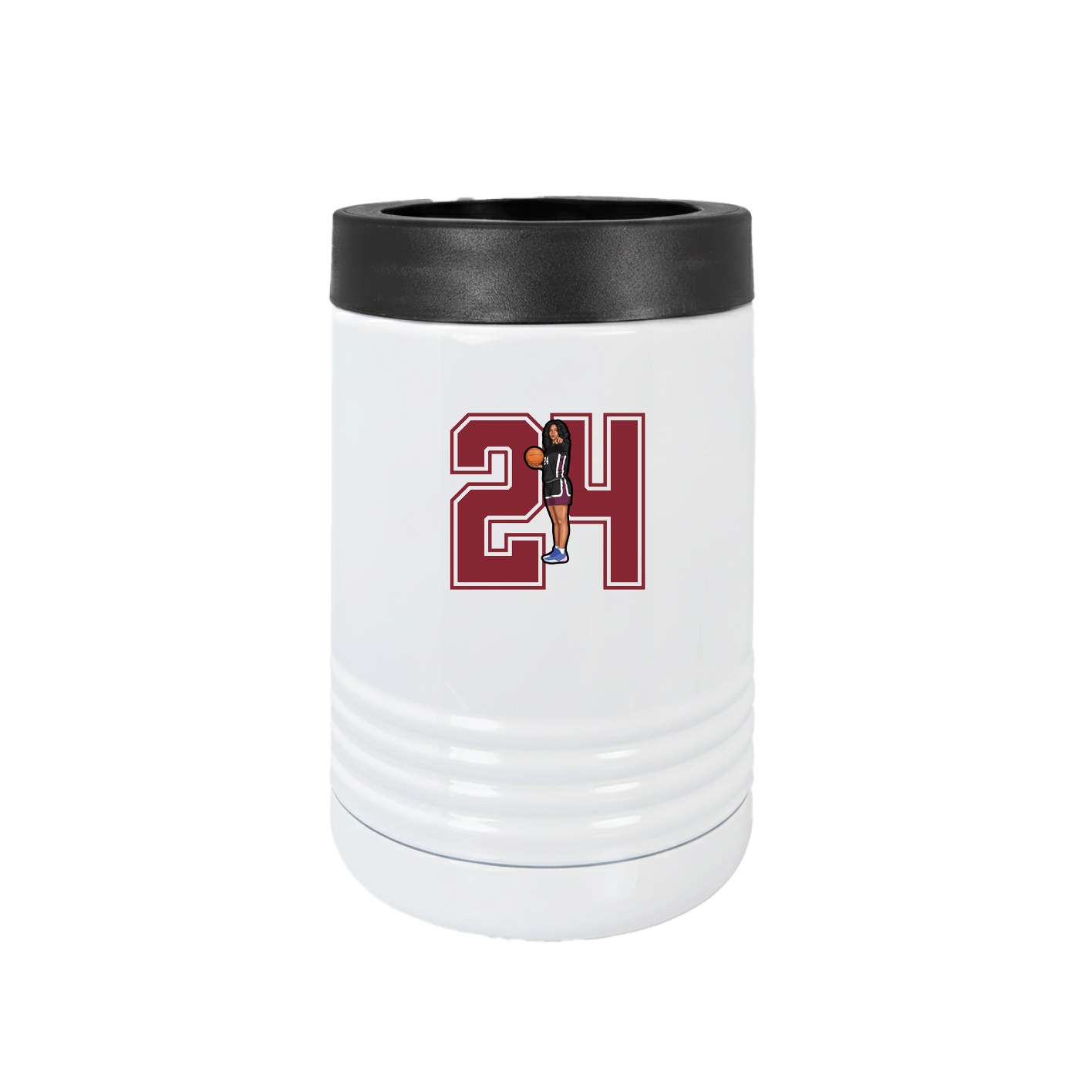 Beverage Holder — Number in White