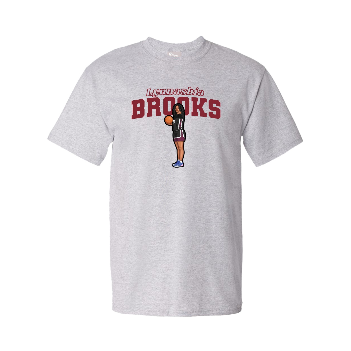 Tee — Name Arch in Grey