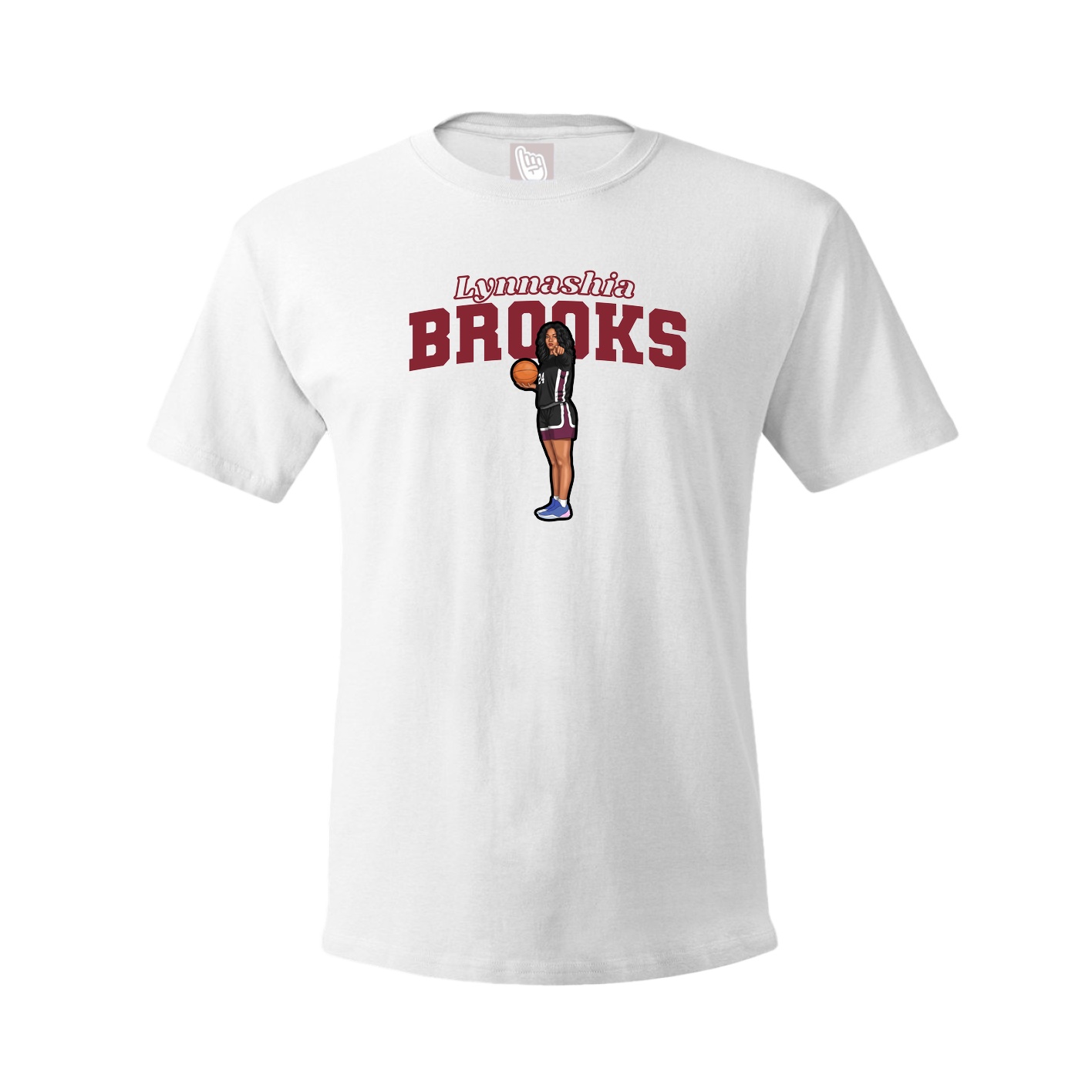 Tee — Name Arch in White