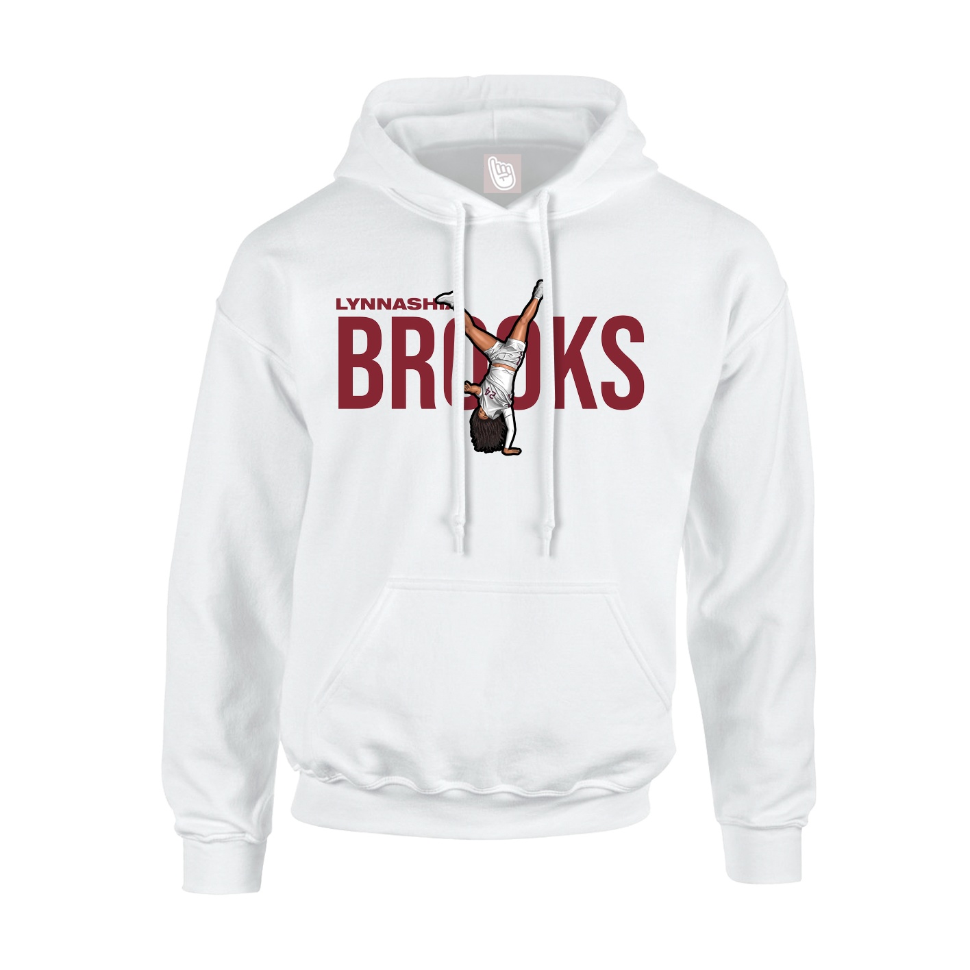 Hoodie — Player Name in White