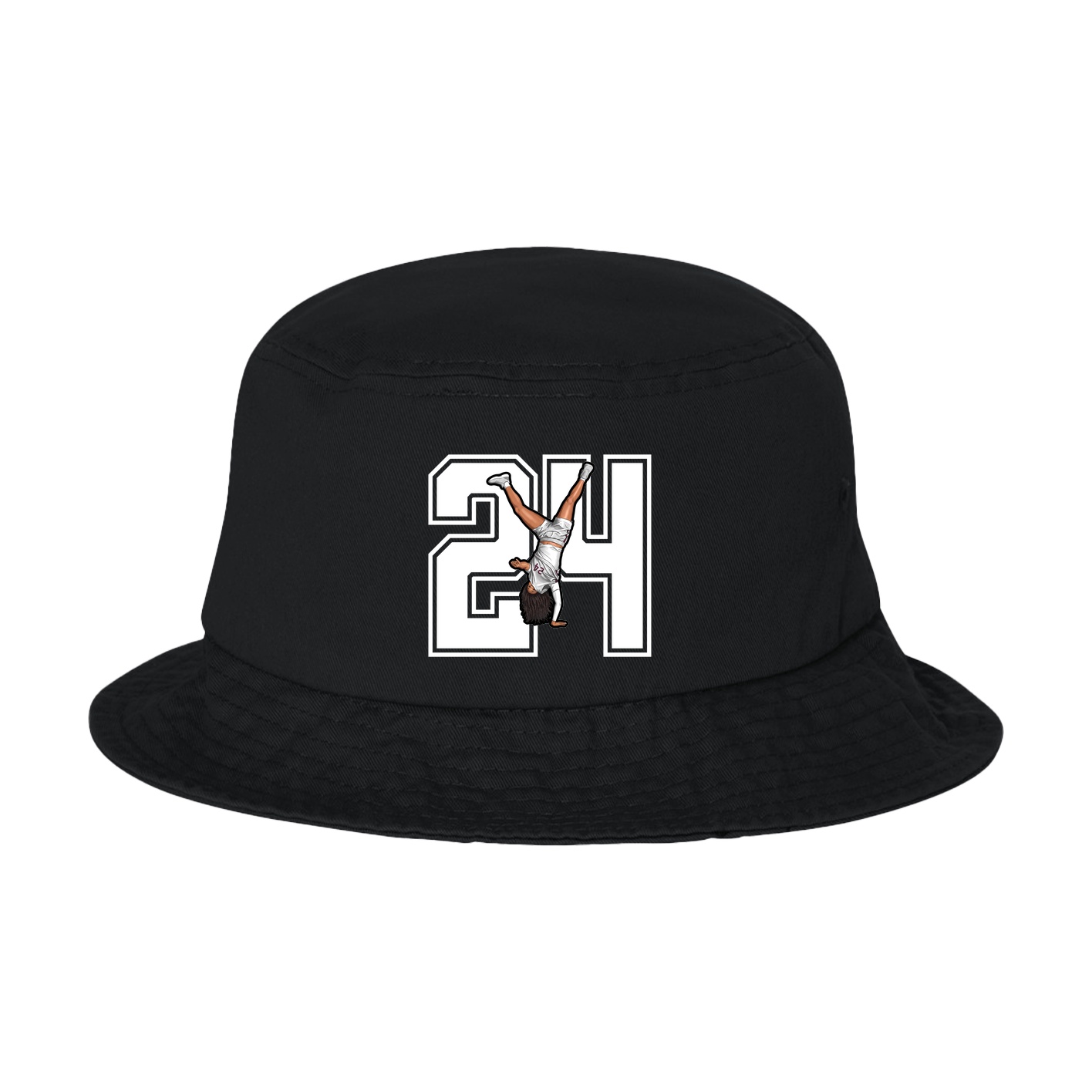 Bucket Cap — Number in Black
