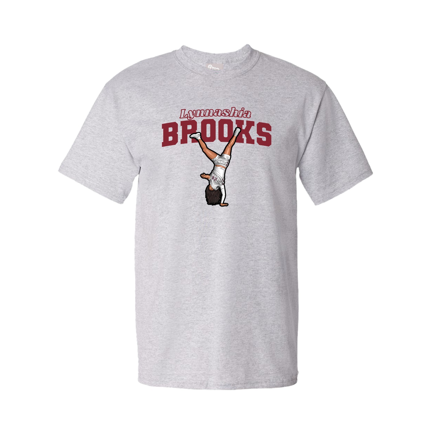 Youth Tee — Name Arch in Grey