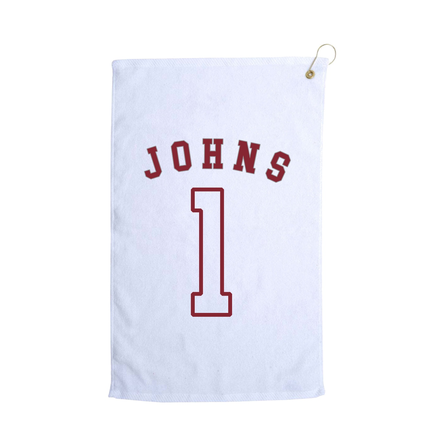 Golf Towel — Shirsey Arch in White