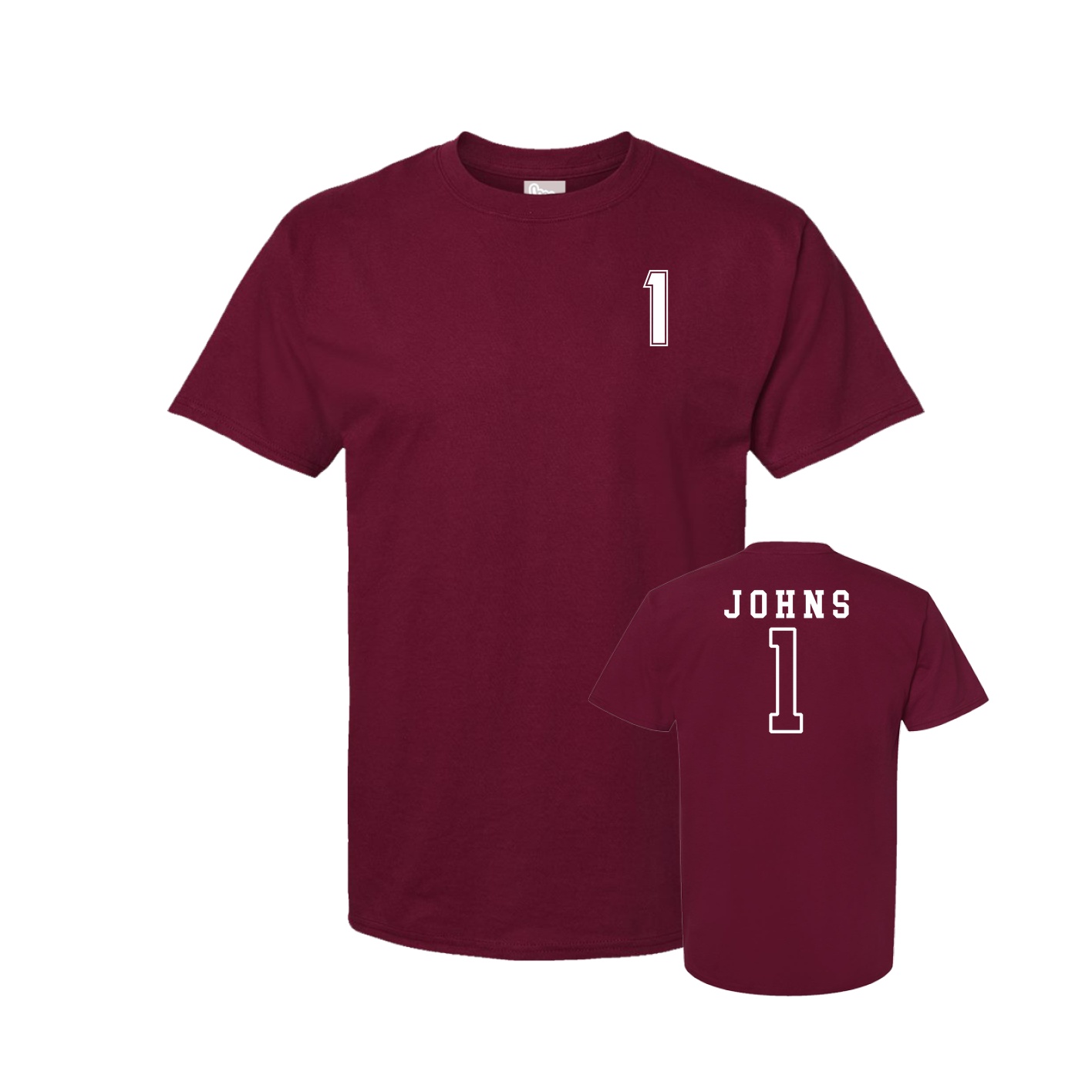 Youth Tee — Chest Back in Cardinal
