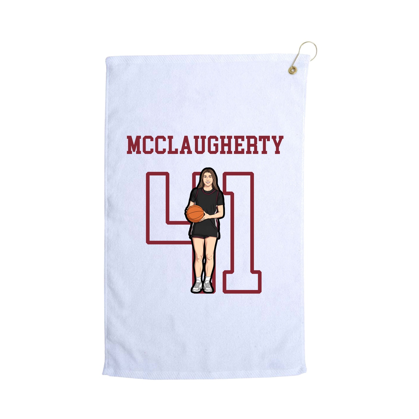 Golf Towel — Shirsey in White