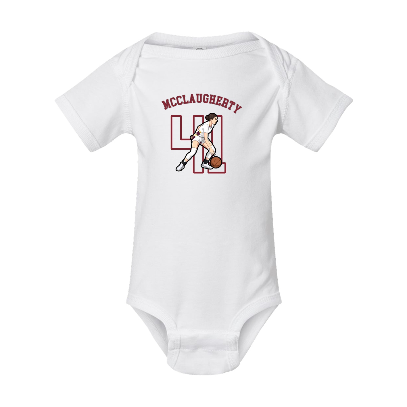 Baby Onesie — Shirsey Arch in White