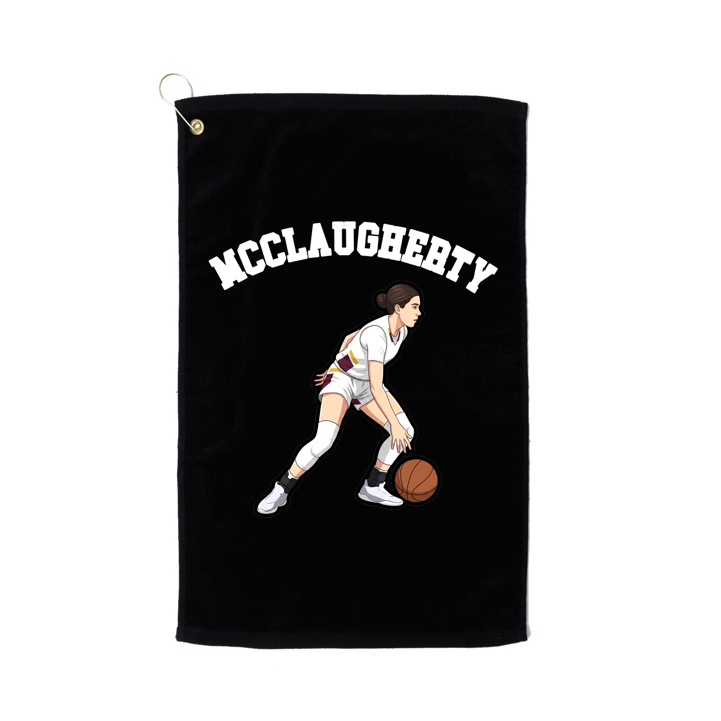 Golf Towel — Shirsey Arch in Black