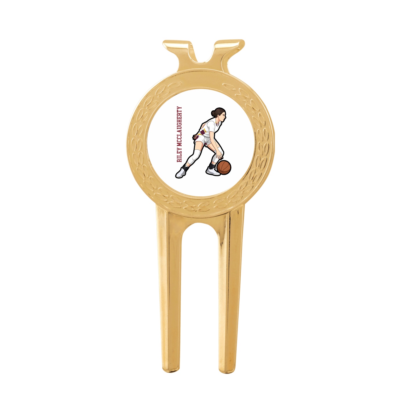 Divot Tool with Ball Marker — Name Vertical in Classic