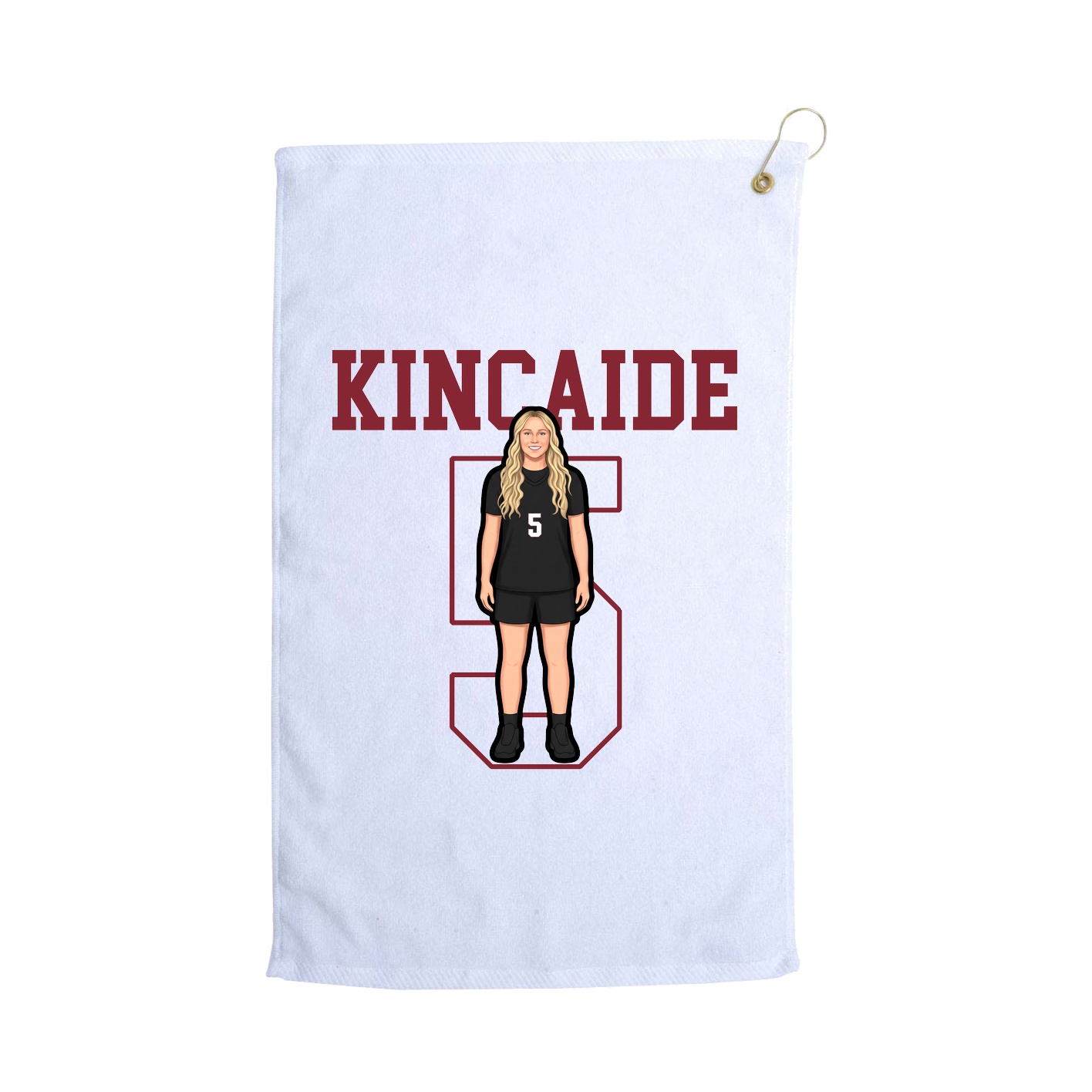 Golf Towel — Shirsey in White