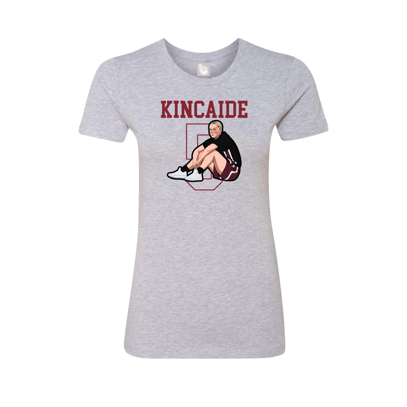 Fitted Women's Tee — Shirsey in Grey