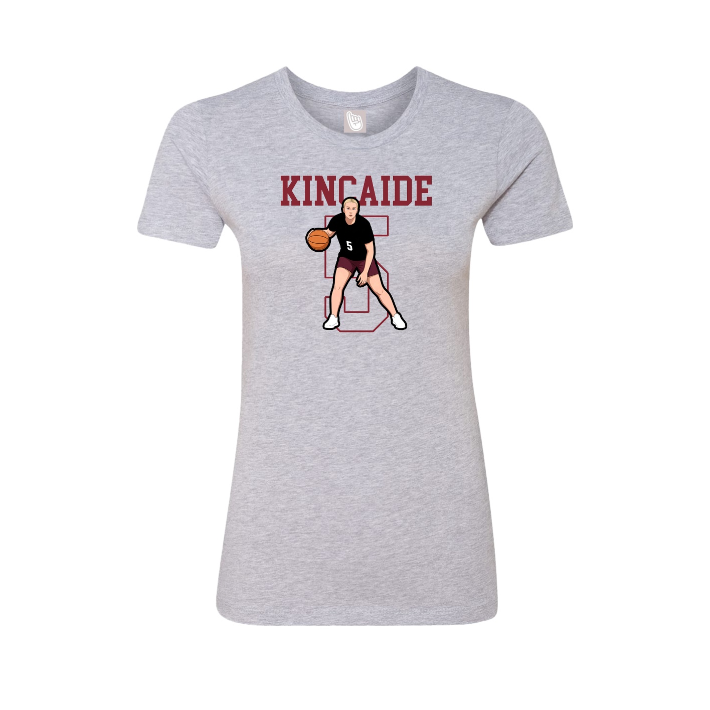 Fitted Women's Tee — Shirsey in Grey