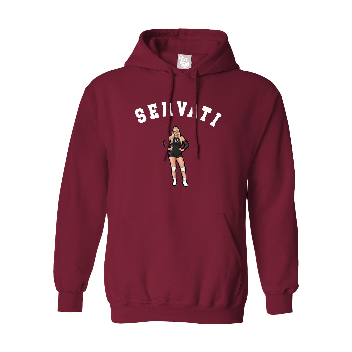 Hoodie — Shirsey Arch in Cardinal