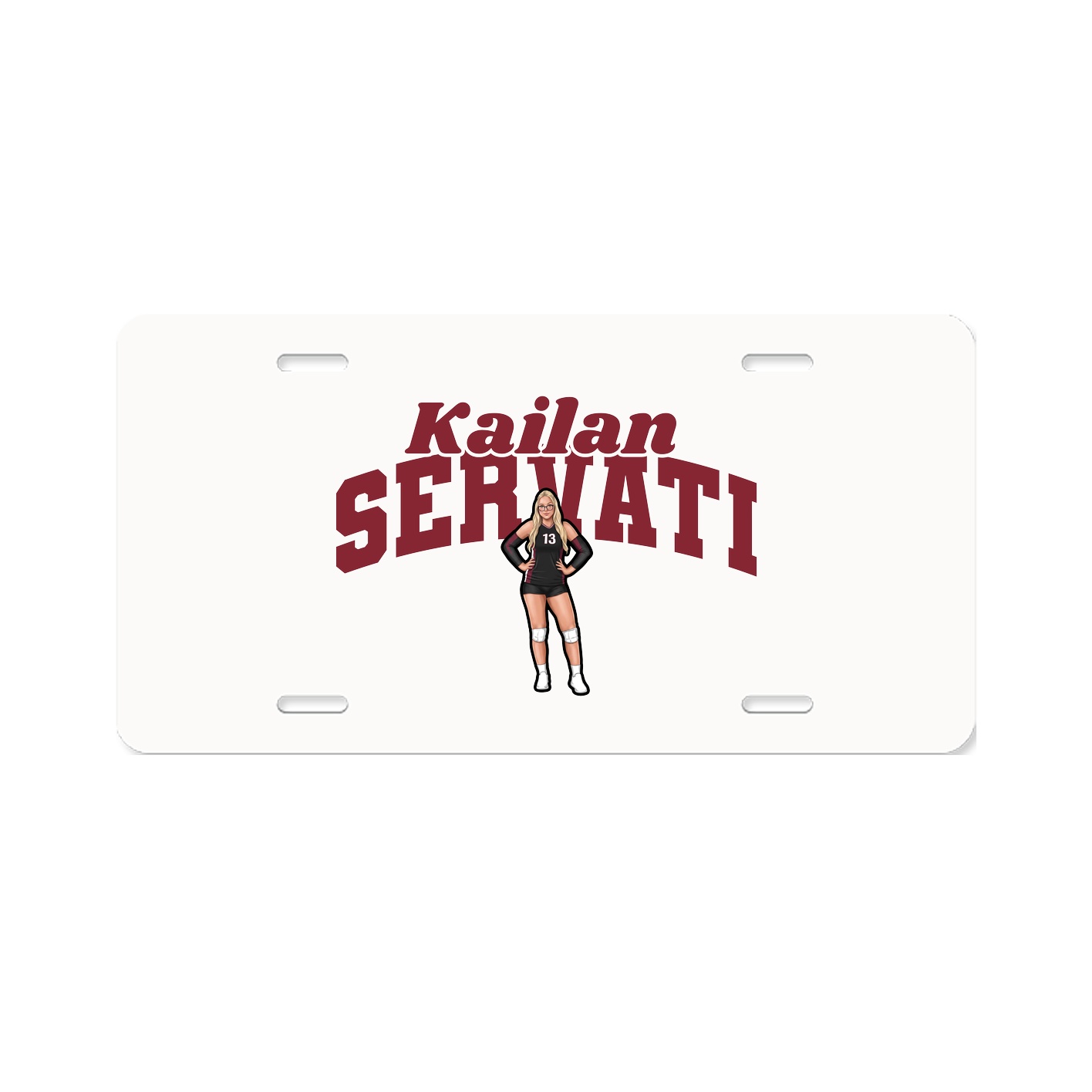 License Plate — Signature Arch in Classic