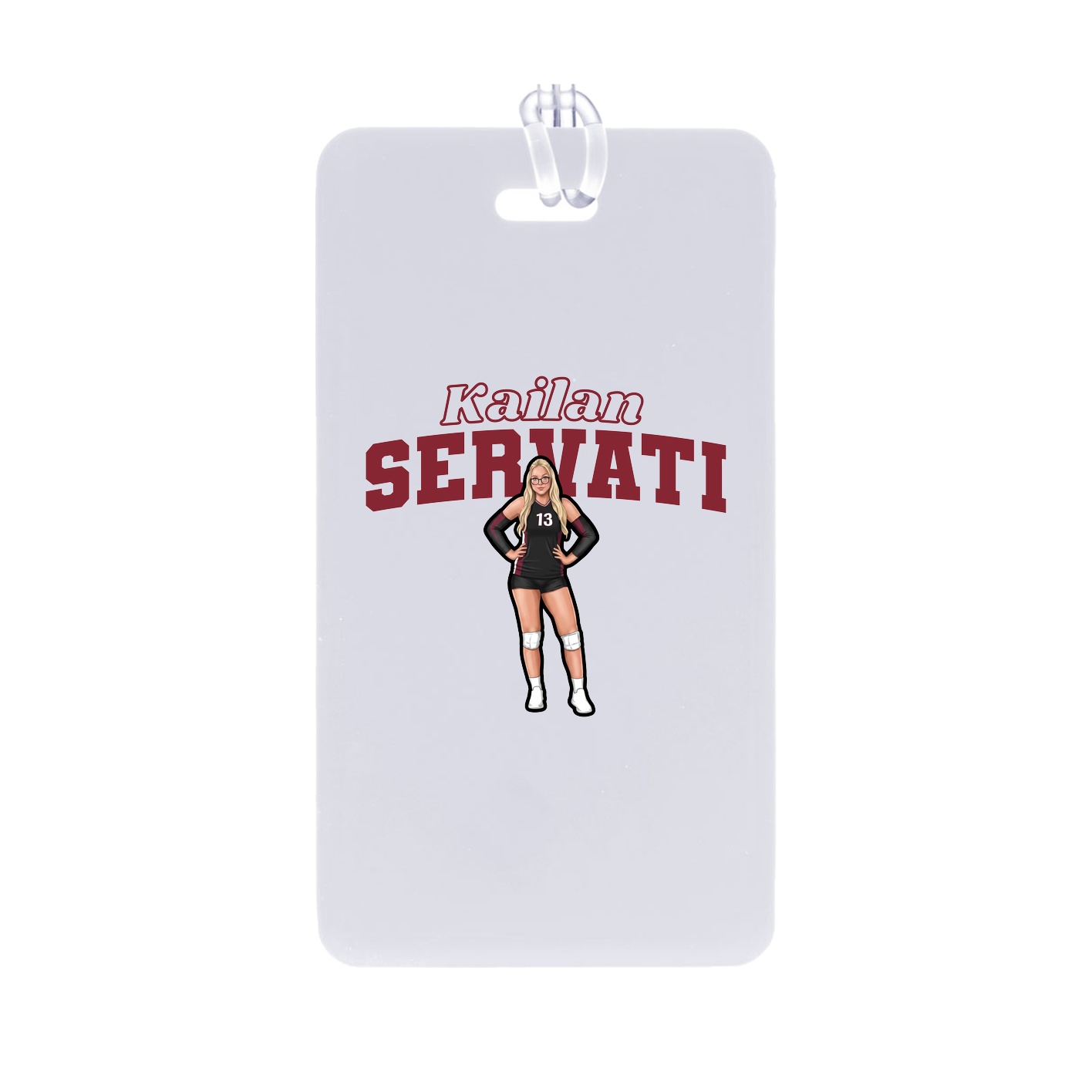 Bag Tag — Name Arch in Classic