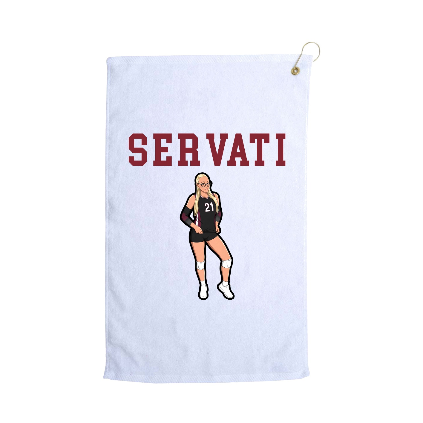 Golf Towel — Shirsey in White