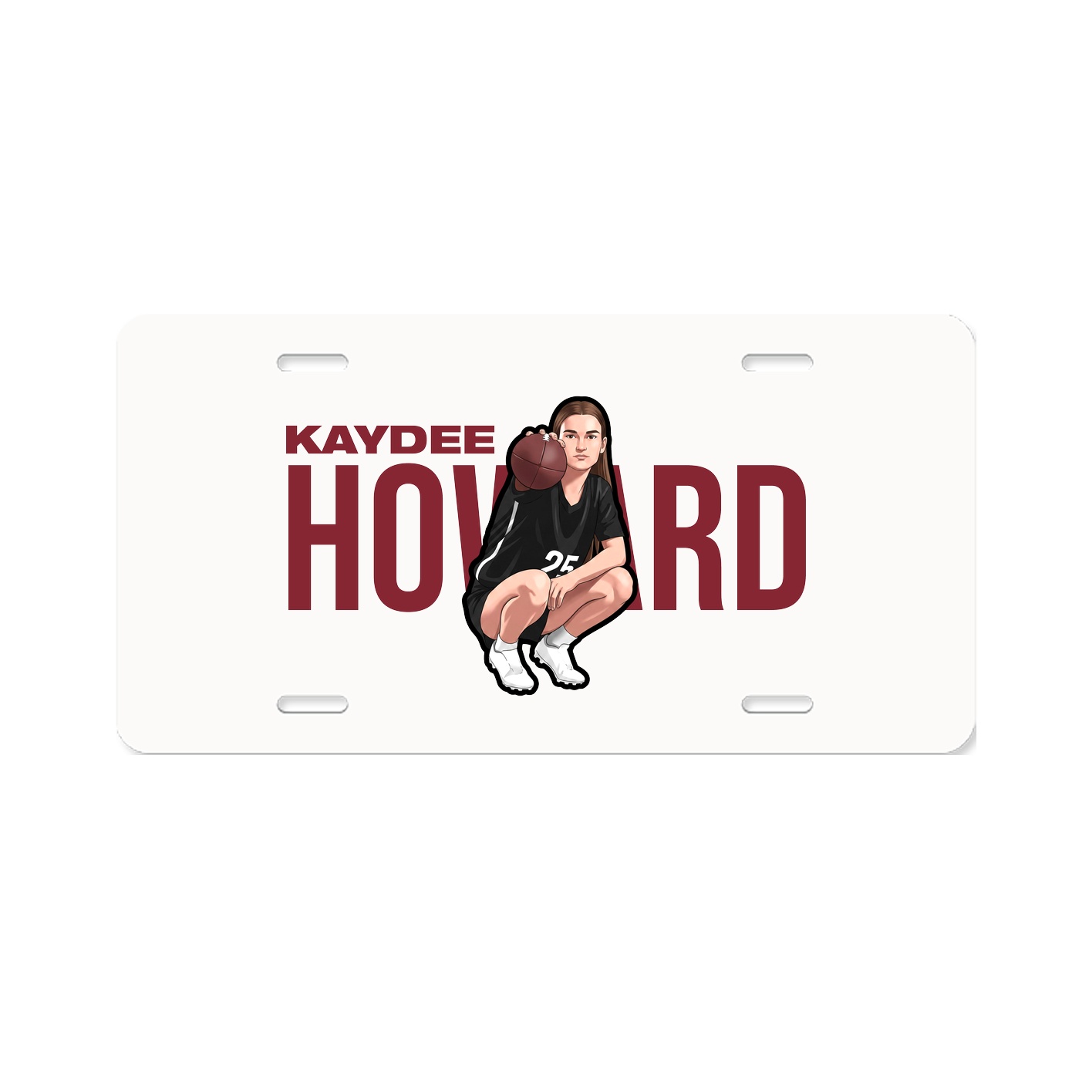 License Plate — Player Name in Classic