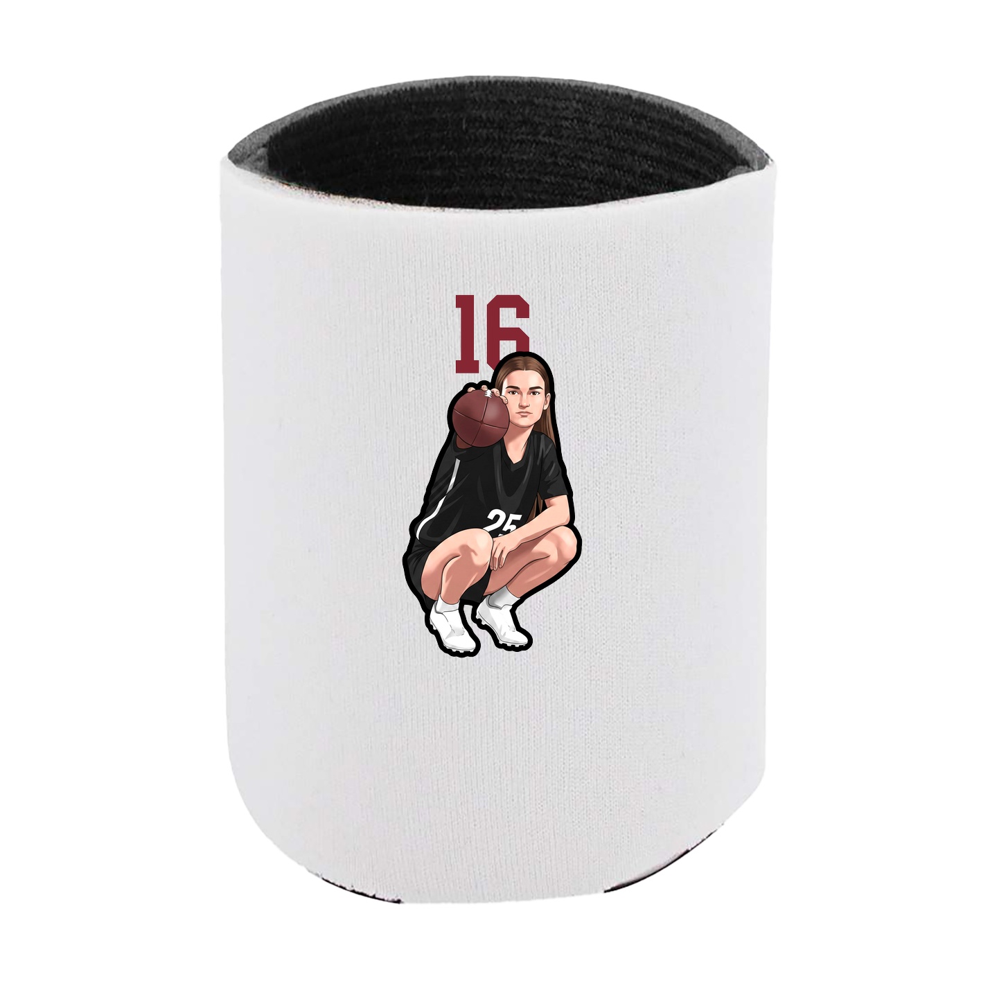 Can Holder — Number Top in White