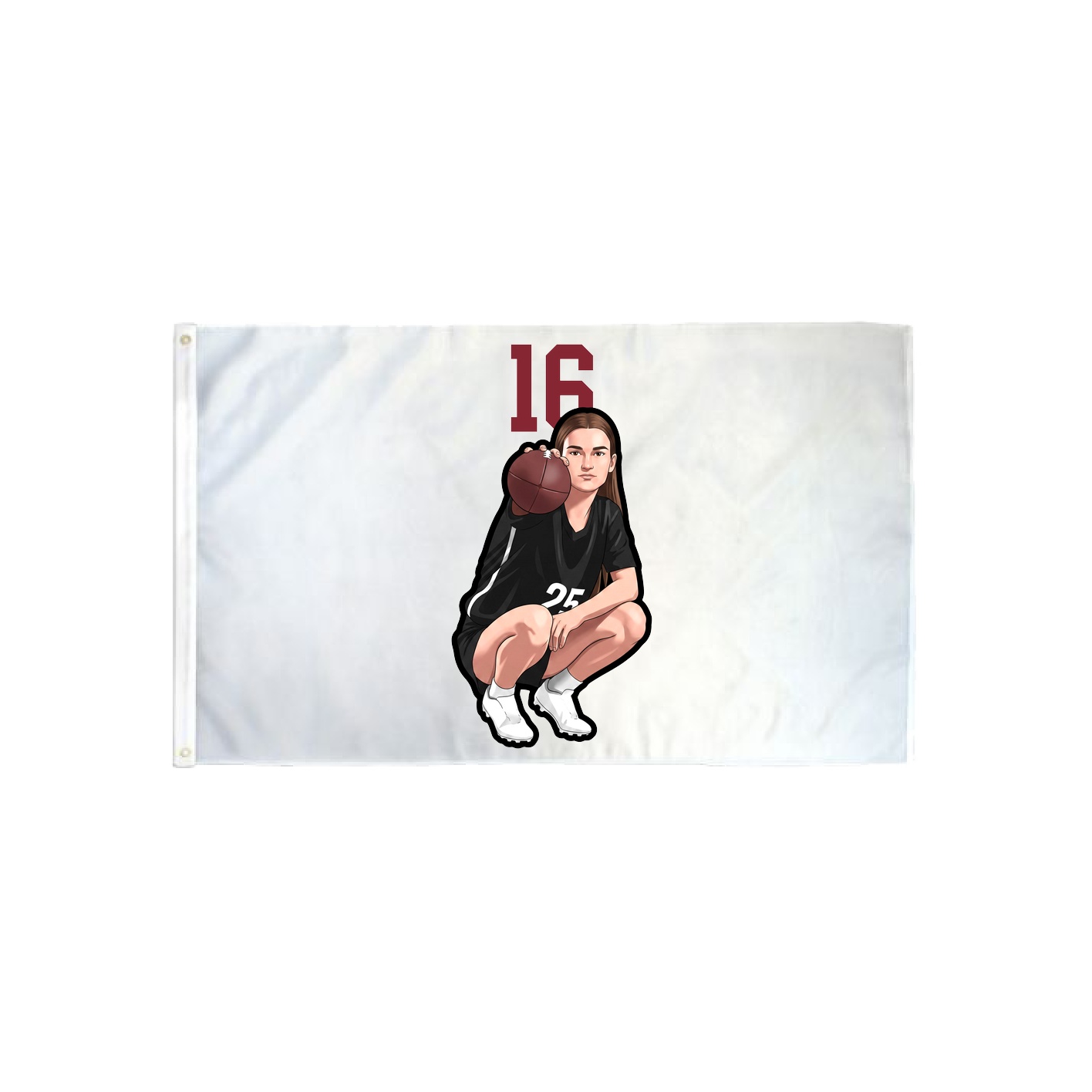 3x5 Flag — Number Top in Classic