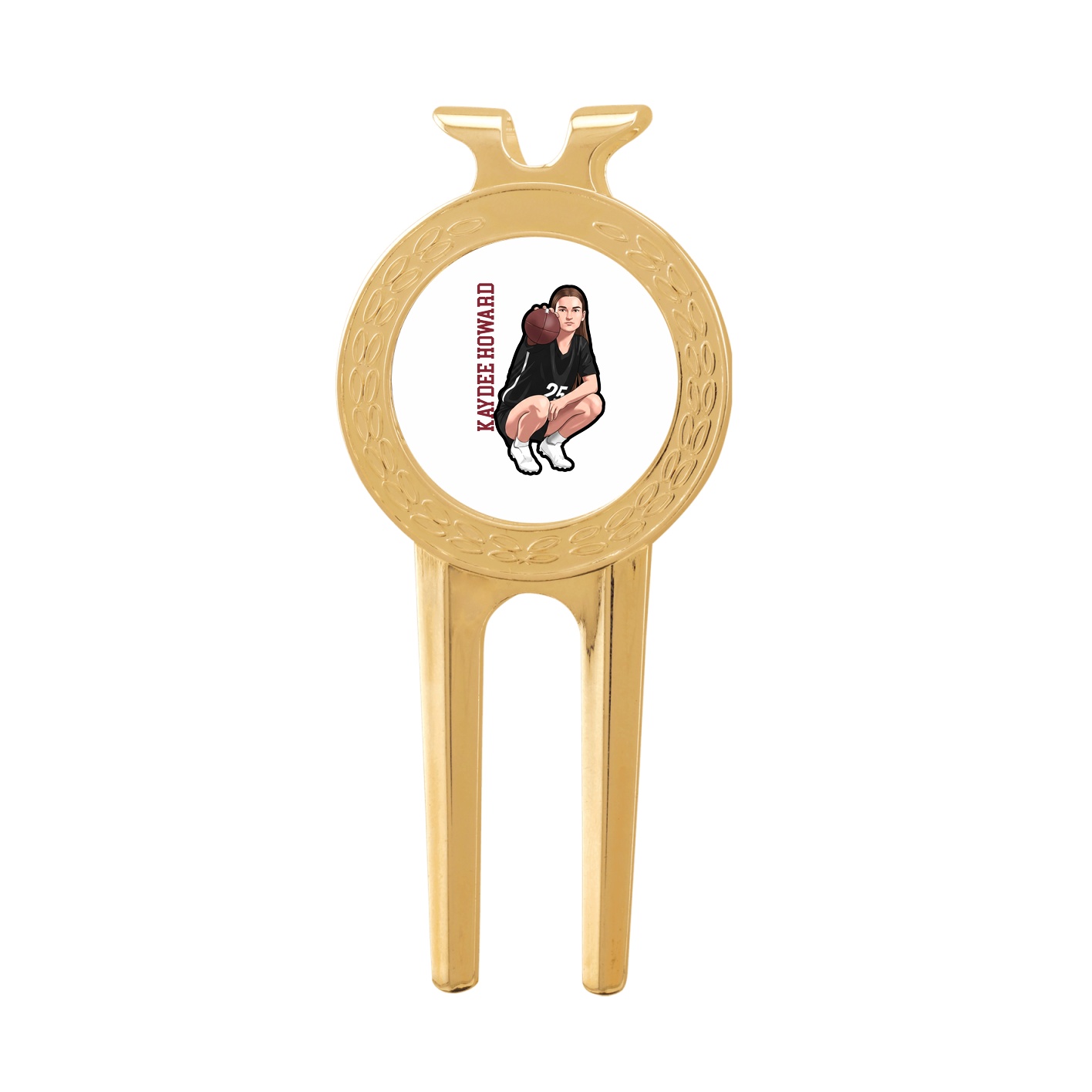 Divot Tool with Ball Marker — Name Vertical in Classic
