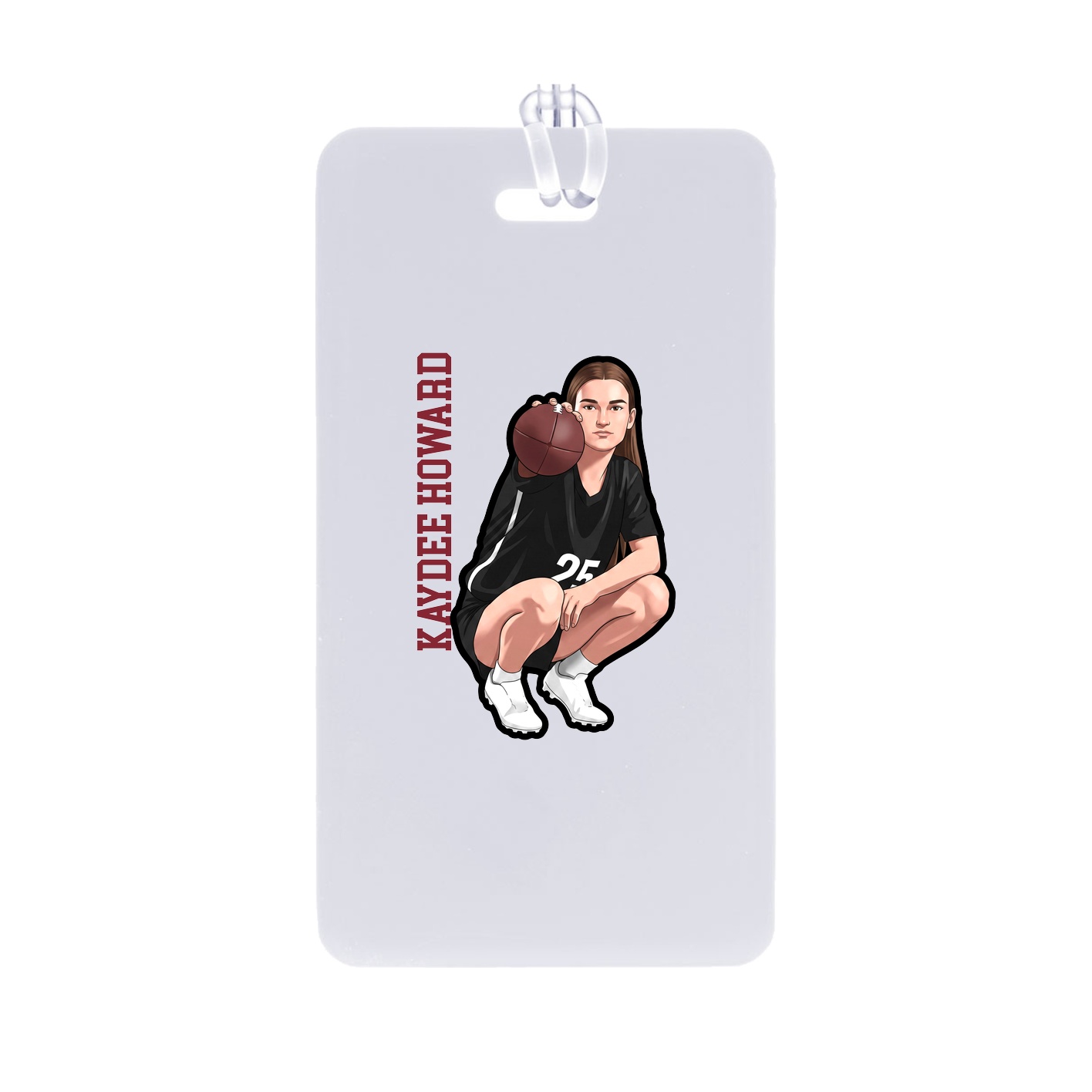 Bag Tag — Name Vertical in Classic