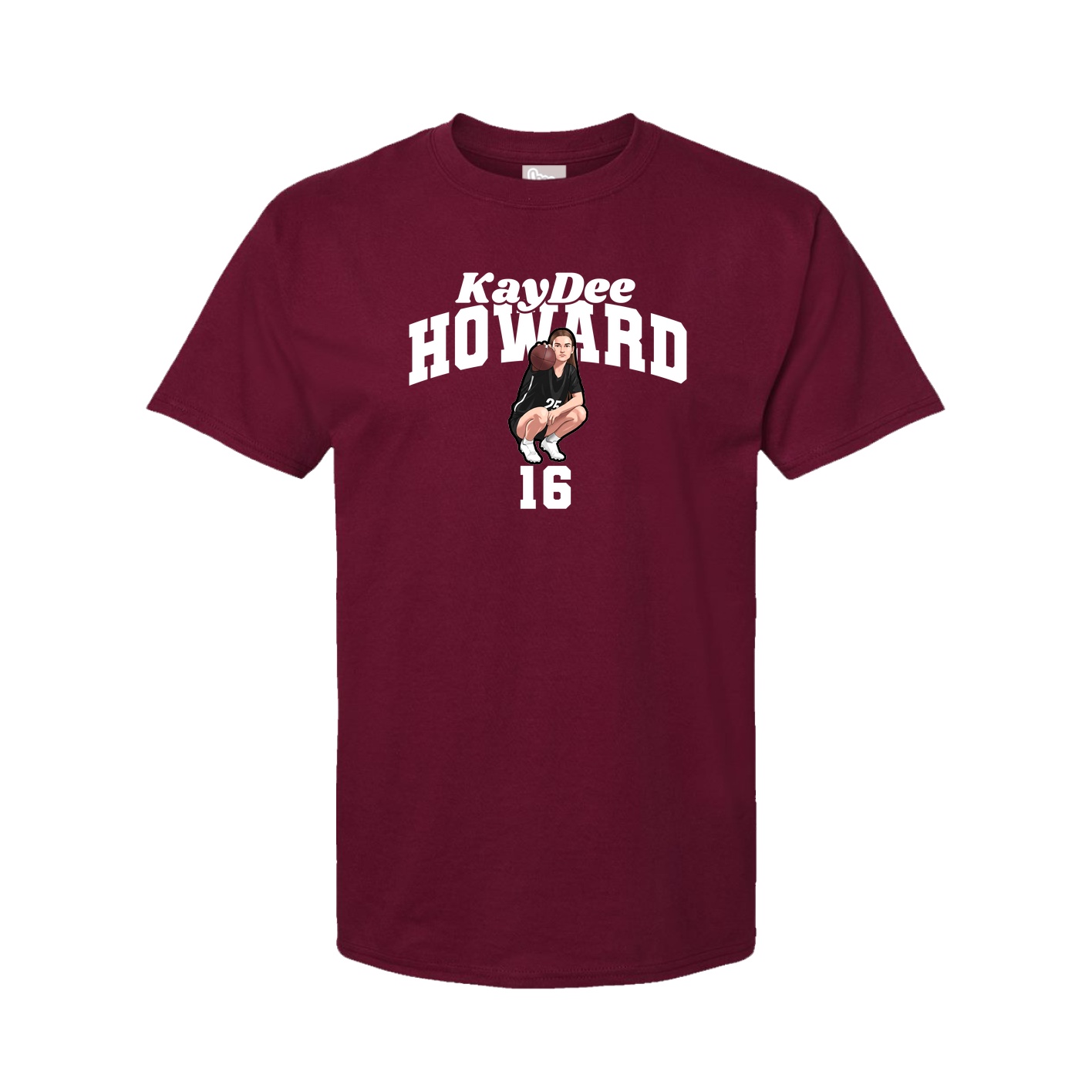 Tee — Signature Arch in Cardinal