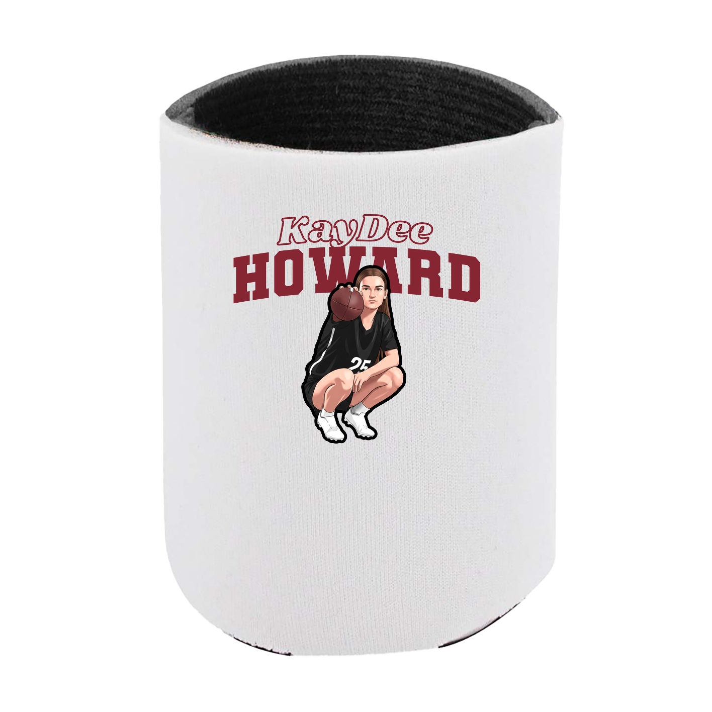 Can Holder — Name Arch in White