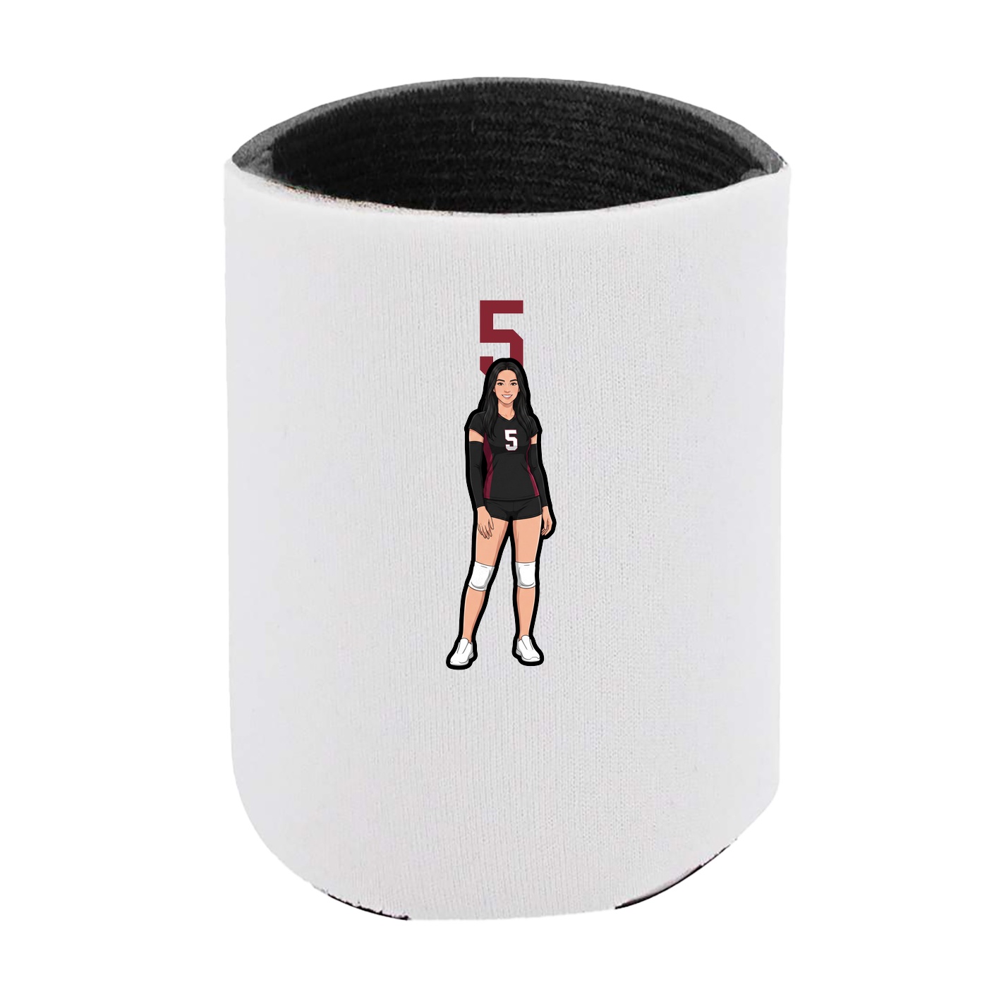 Can Holder — Number Top in White