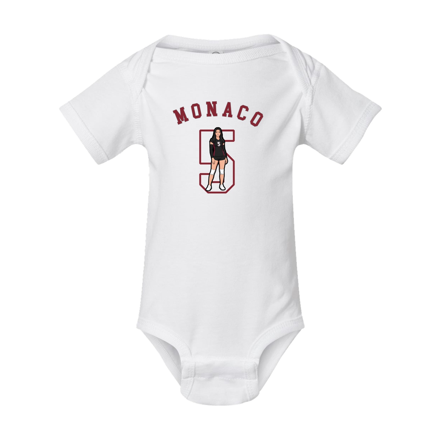 Baby Onesie — Shirsey Arch in White