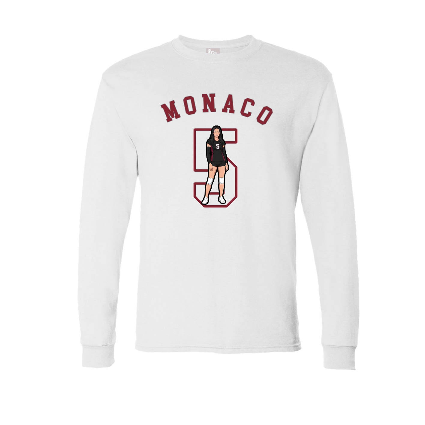 Long Sleeve Tee — Shirsey Arch in White