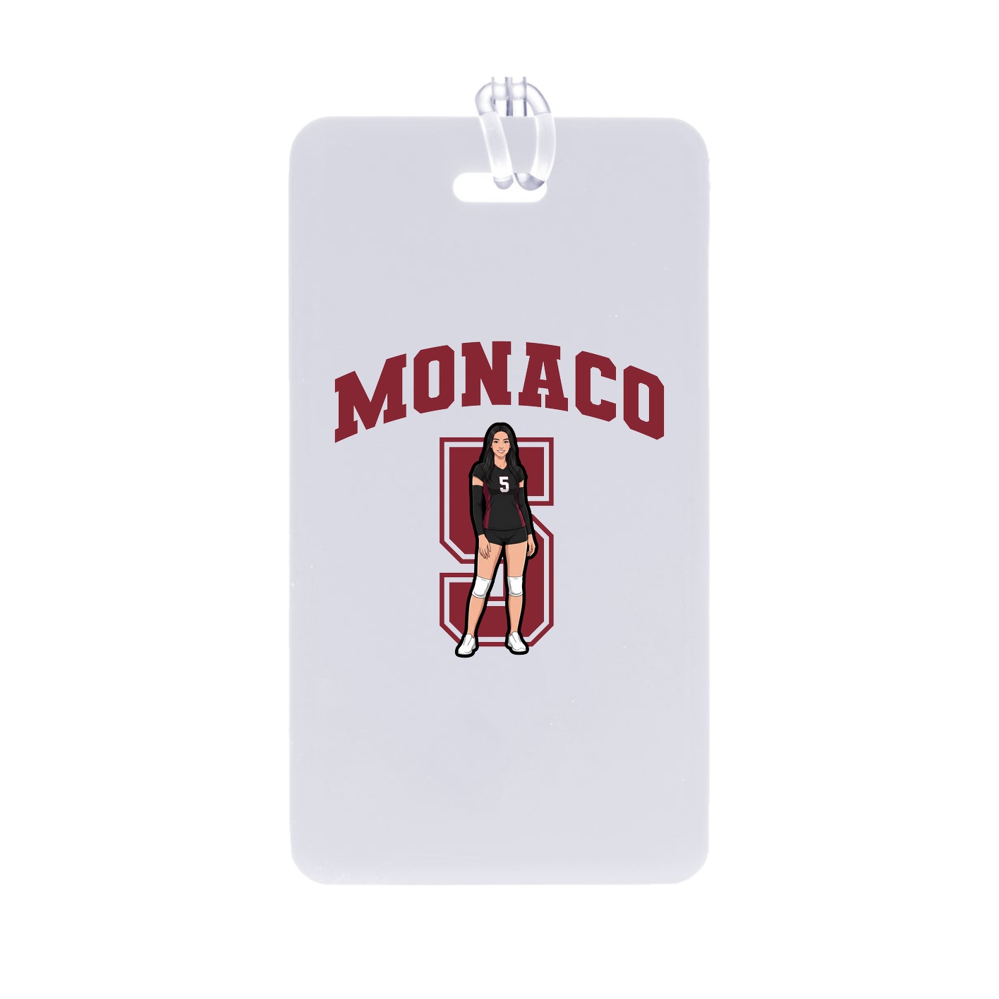 Bag Tag — Number in Classic