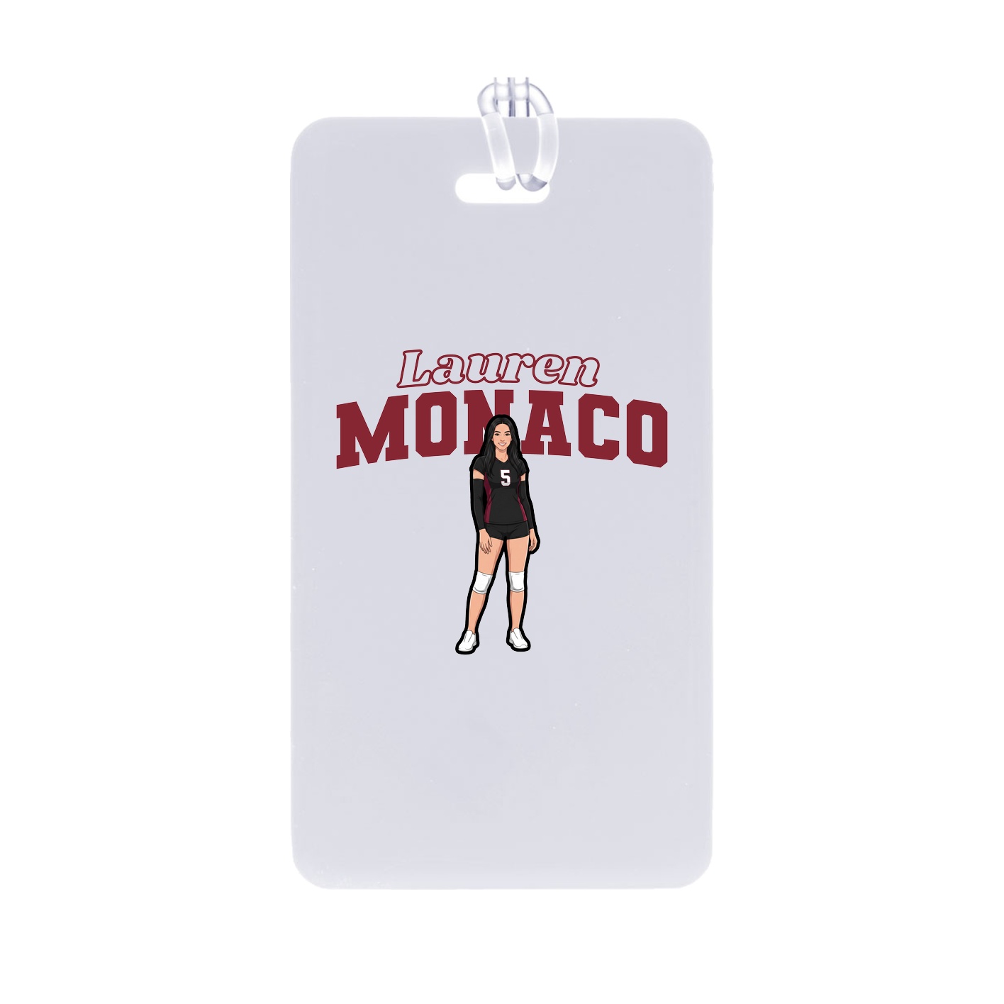 Bag Tag — Name Arch in Classic